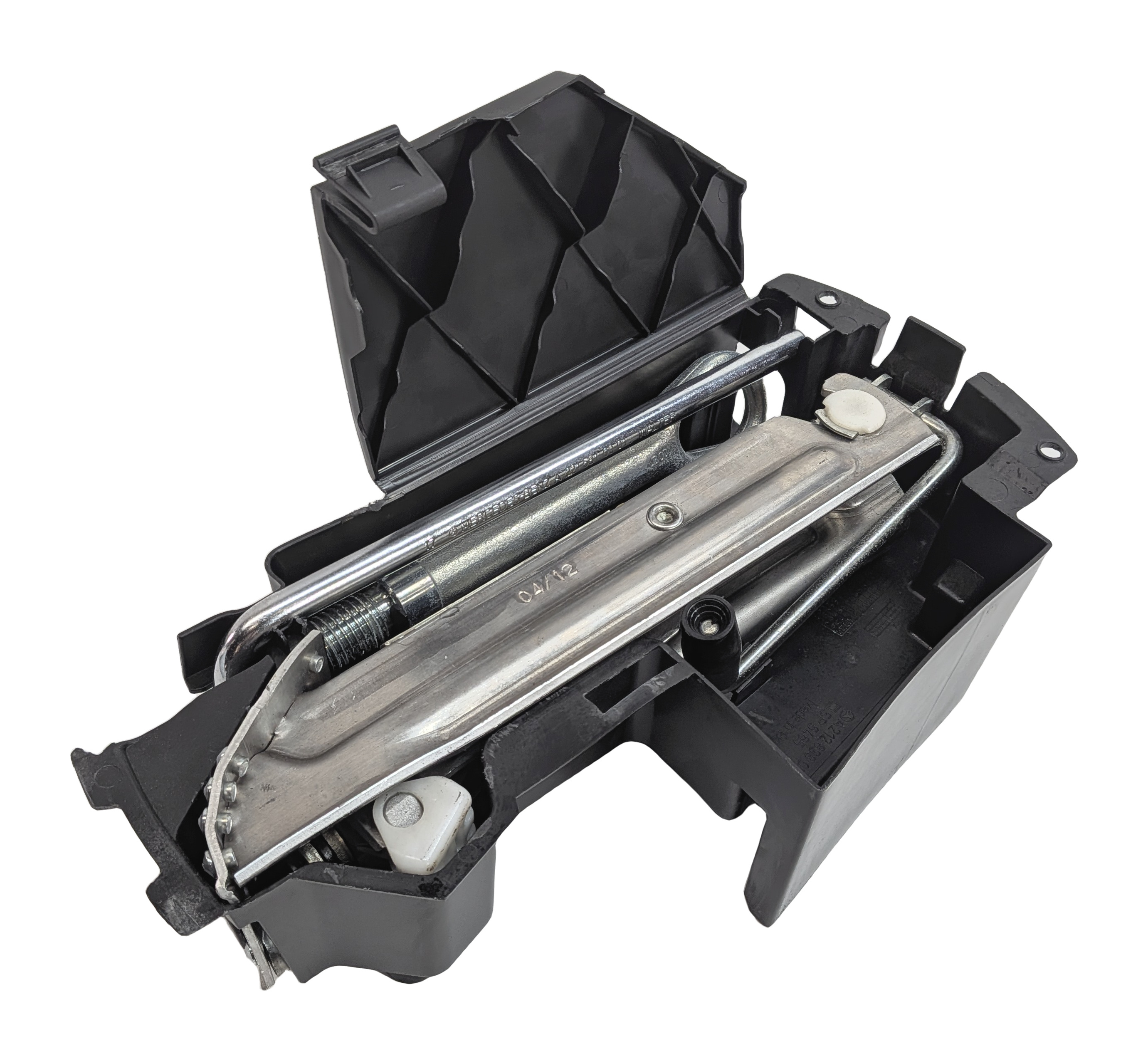 03-20 MERCEDES C E CLK CLS SLK (A207 C207 C209 R172) SPARE TIRE JACK TOOL SET — exact item pictured