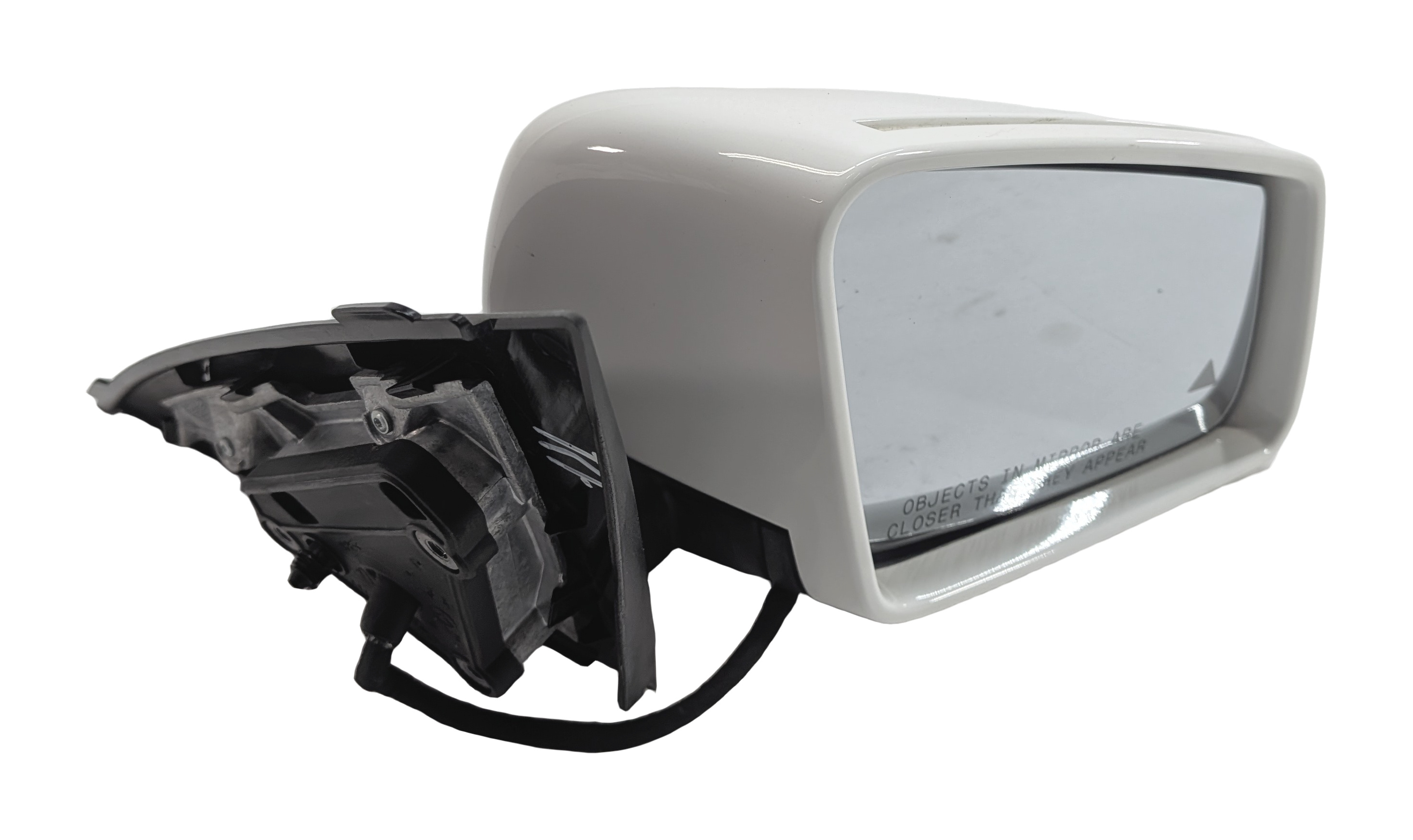 12-15 MERCEDES C CLASS W204 RIGHT HEATED MEMORY AUTODIM BLIND DOOR MIRROR(White) — exact item pictured