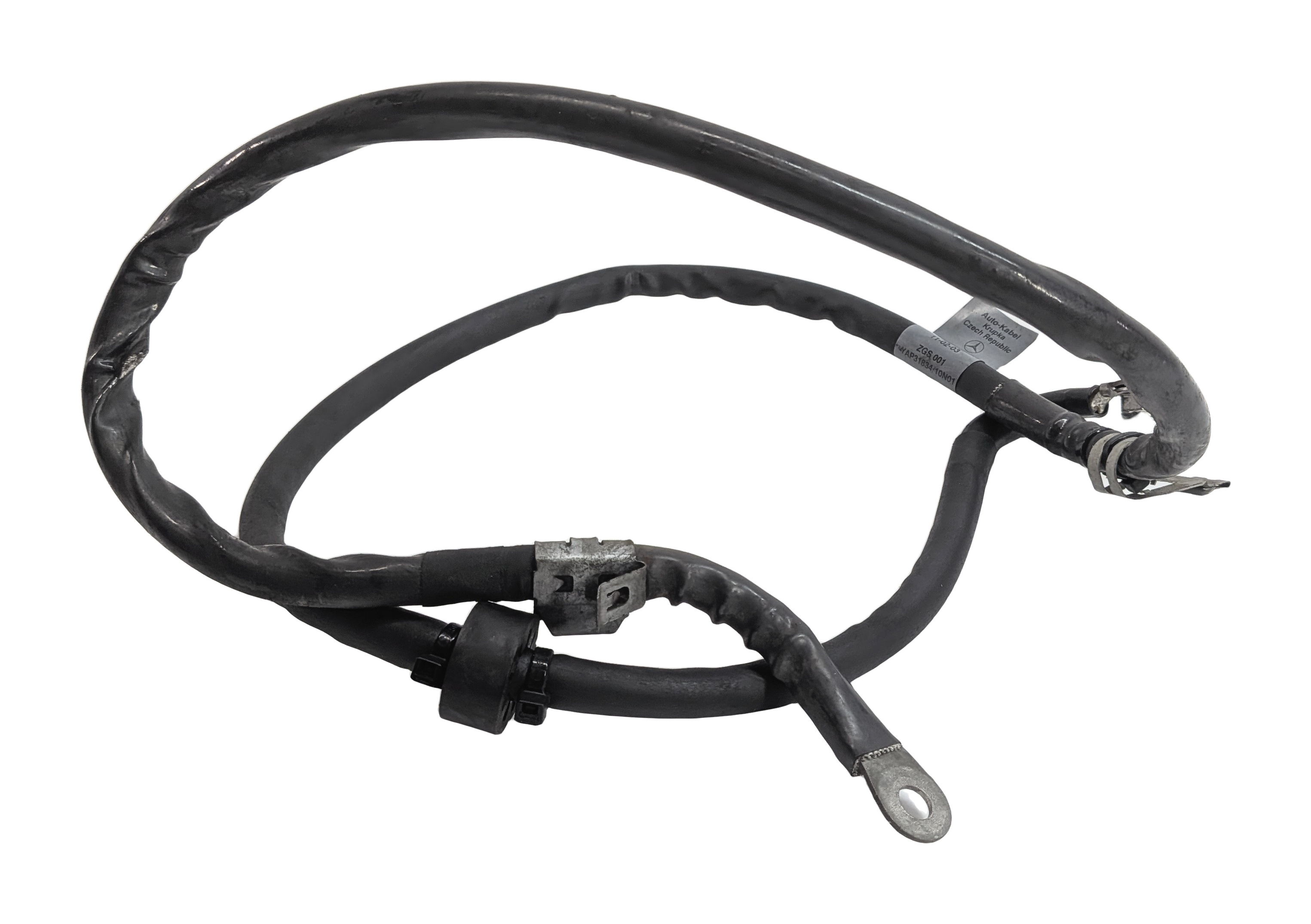 2013 MERCEDES C350 (W204) 3.5L BATTERY CABLE w/ TERMINAL JUNCTION — exact item pictured