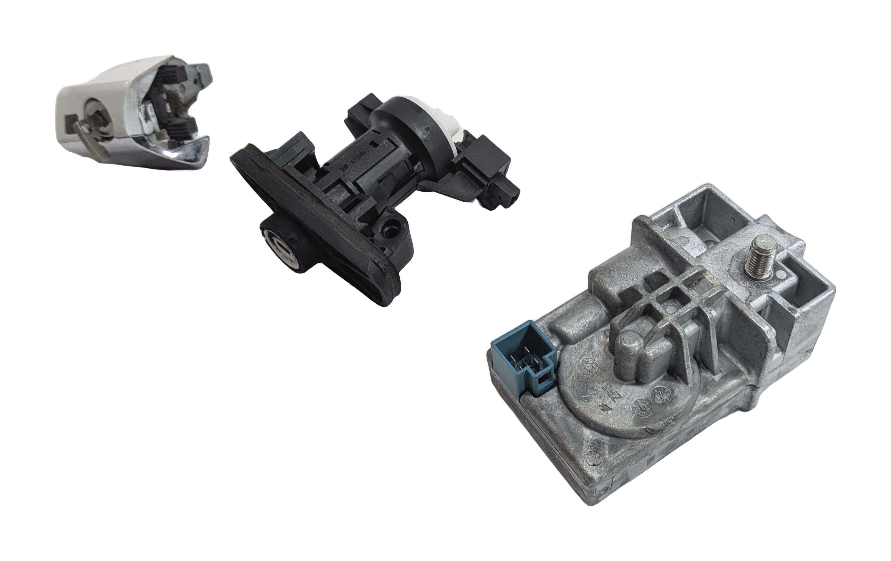 2013 MERCEDES C350 (W204) REAR TRUNK LID LOCK CYLINDER LATCH ACTUATOR SET — exact item pictured