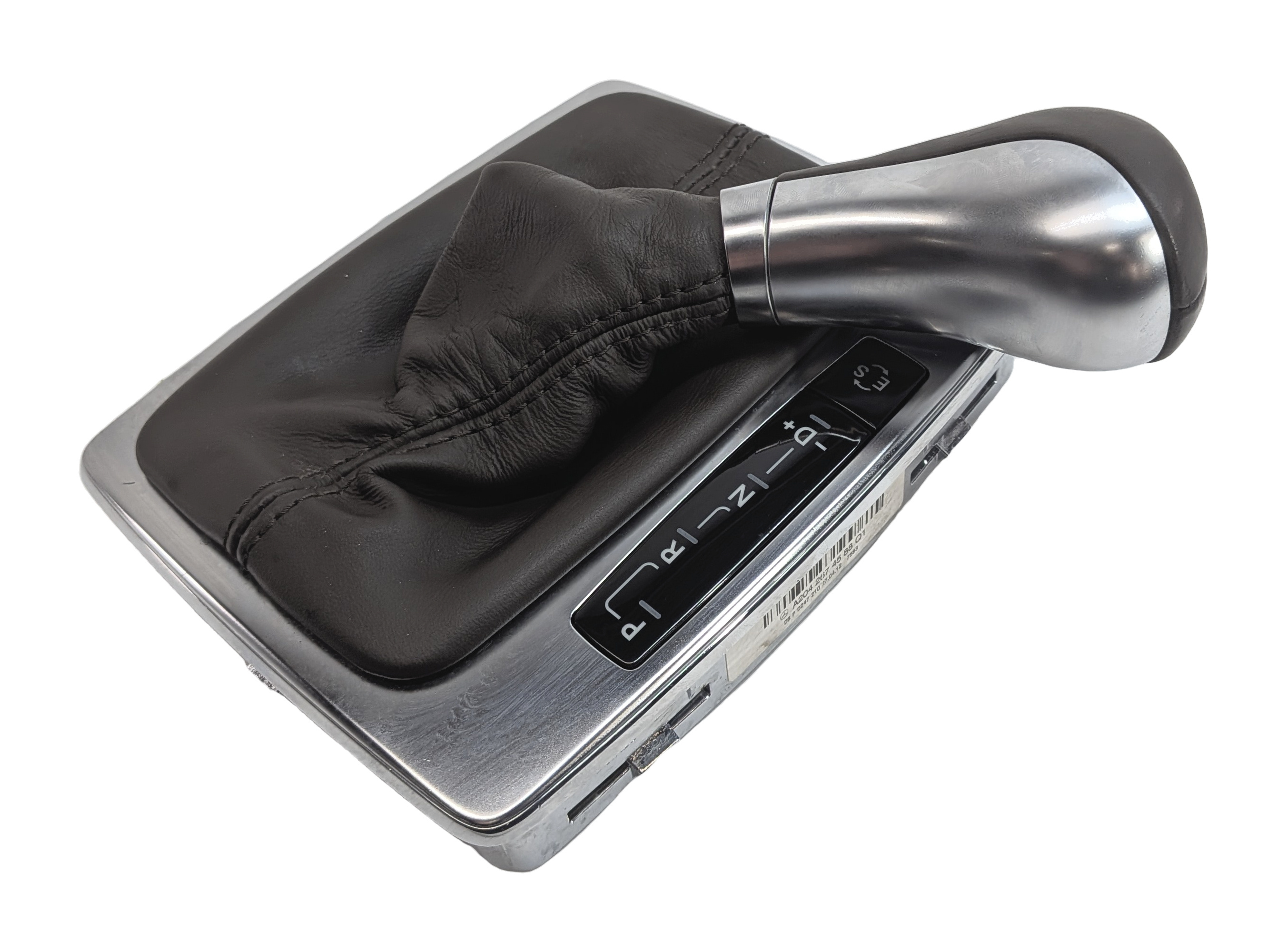 2013 MERCEDES C350 (W204) CENTER CONSOLE AUTO SHIFTER KNOB BOOT TRIM — exact item pictured