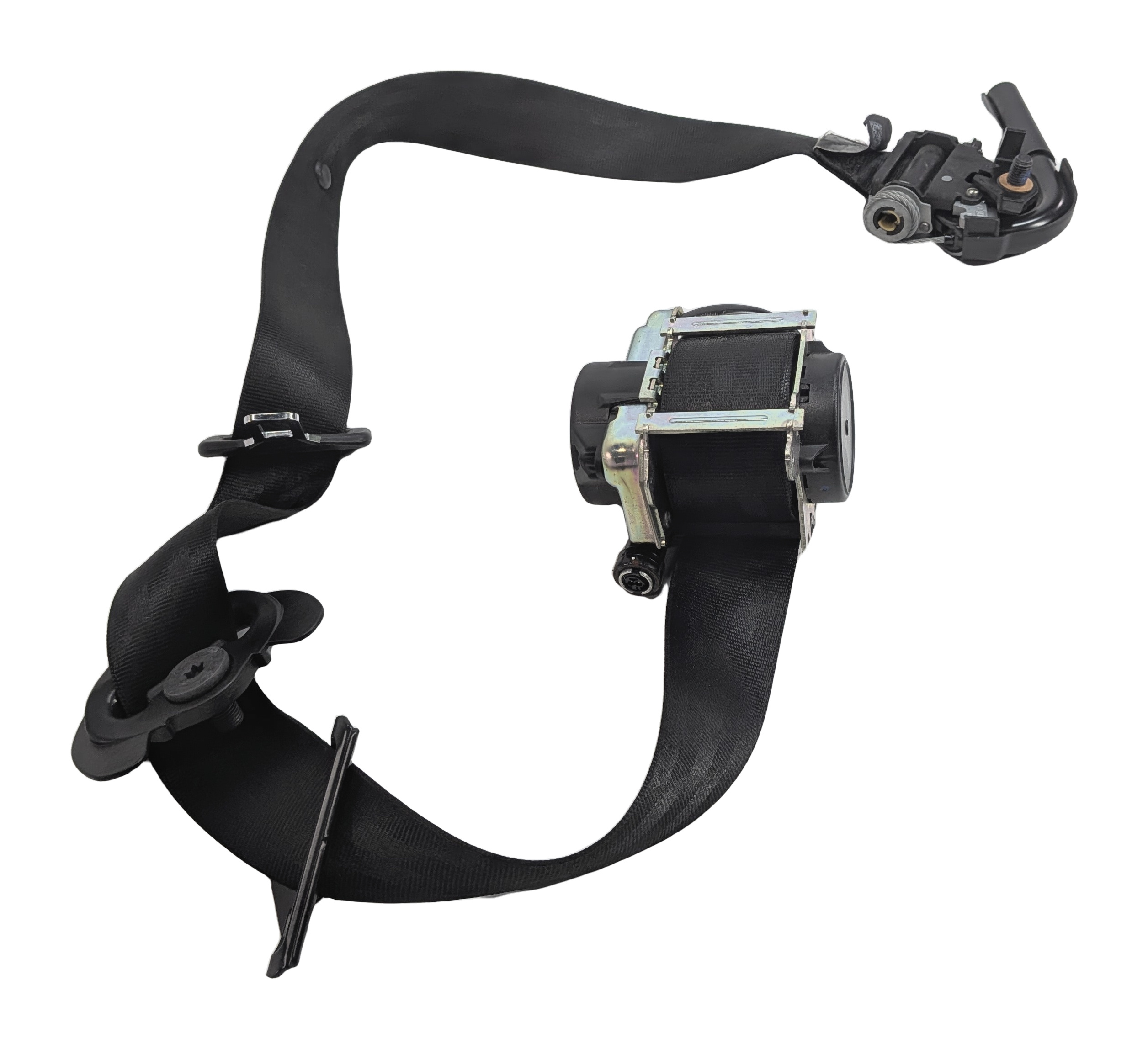 2016-2020 RANGE ROVER SPORT (L494) LEFT FRONT DRIVER SEATBELT RETRACTOR (Black) — exact item pictured