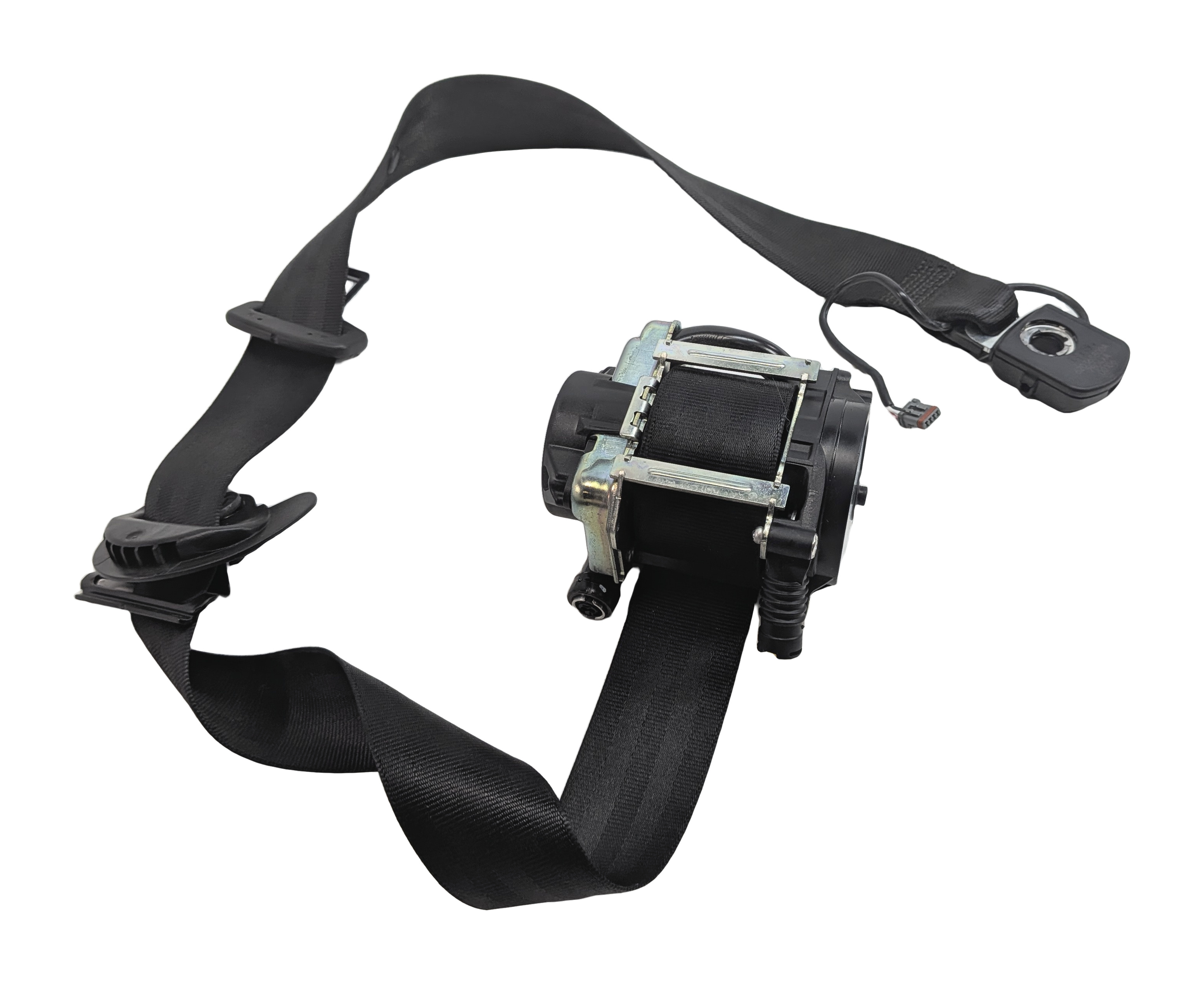16-20 RANGE ROVER SPORT (L494) RIGHT FRONT PASSENGER SEATBELT RETRACTOR (Black) — exact item pictured