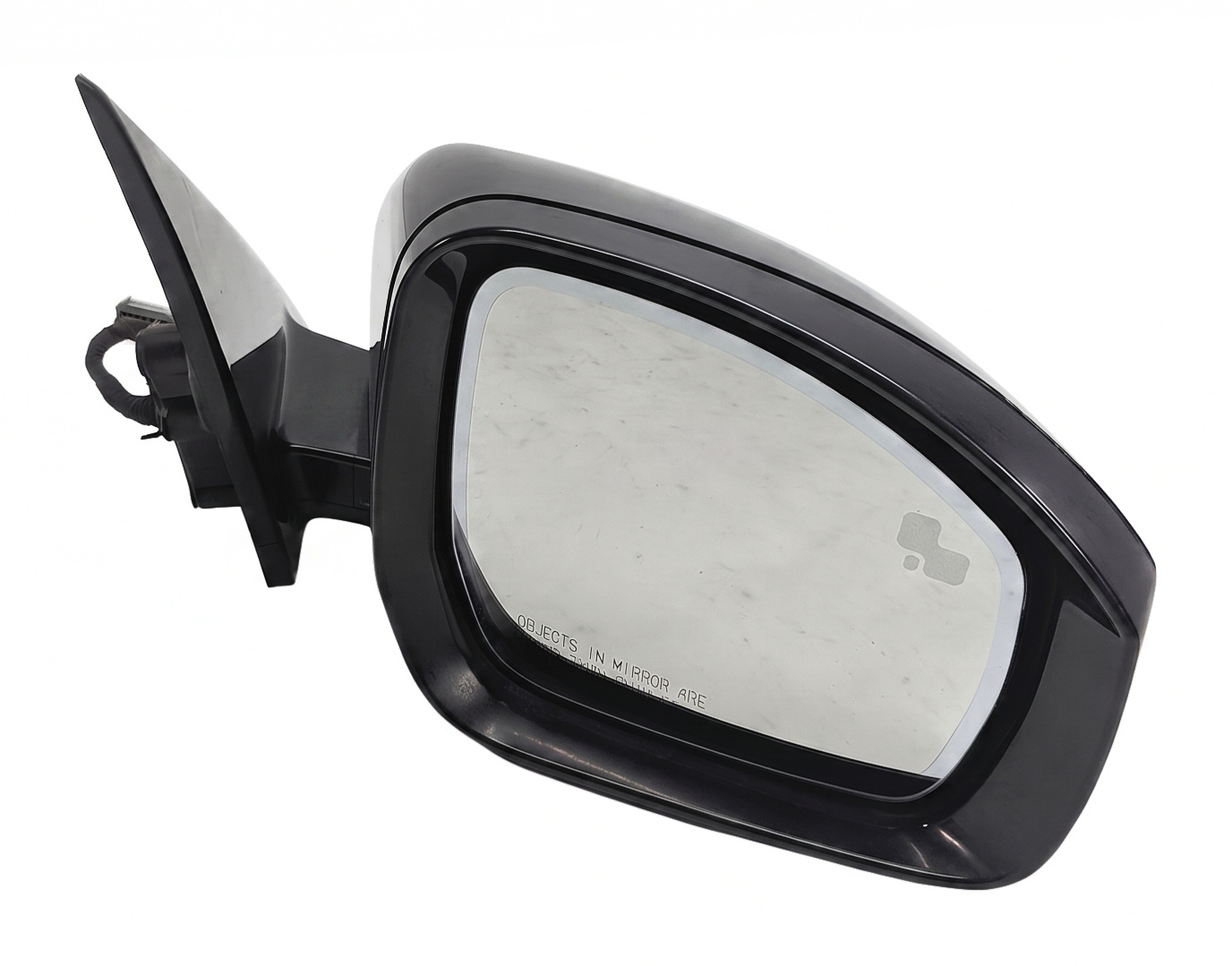16-17 ROVER SPORT L494 RIGHT PFOLD MEMORY BLIND SPOT CAMERA DOOR MIRROR (Black) — exact item pictured