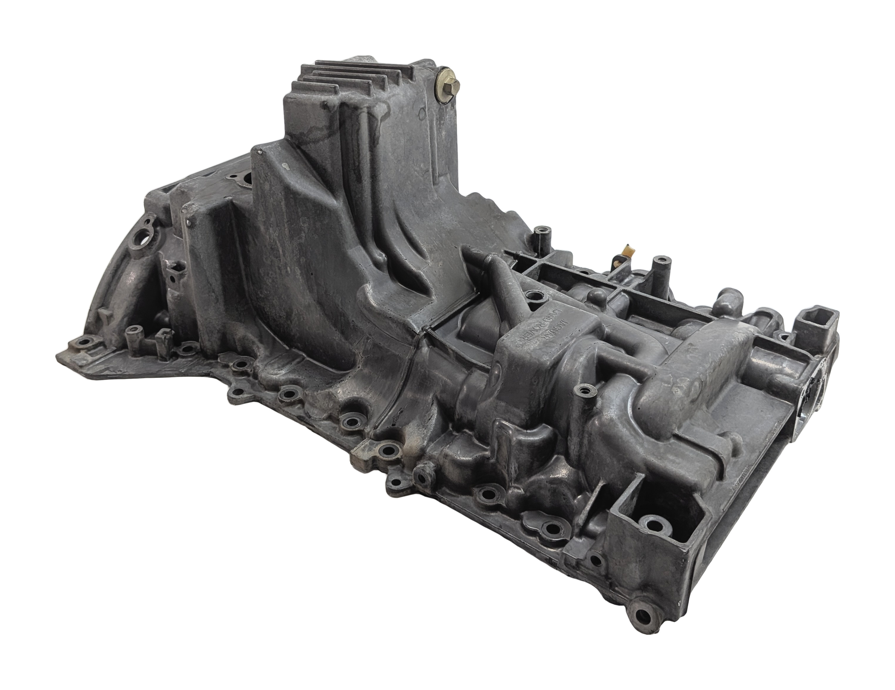 10-17 DISCOVERY LR4 ROVER SPORT (L320 L494 L405) 3.0L 5.0L LOWER ENGINE OIL PAN — exact item pictured