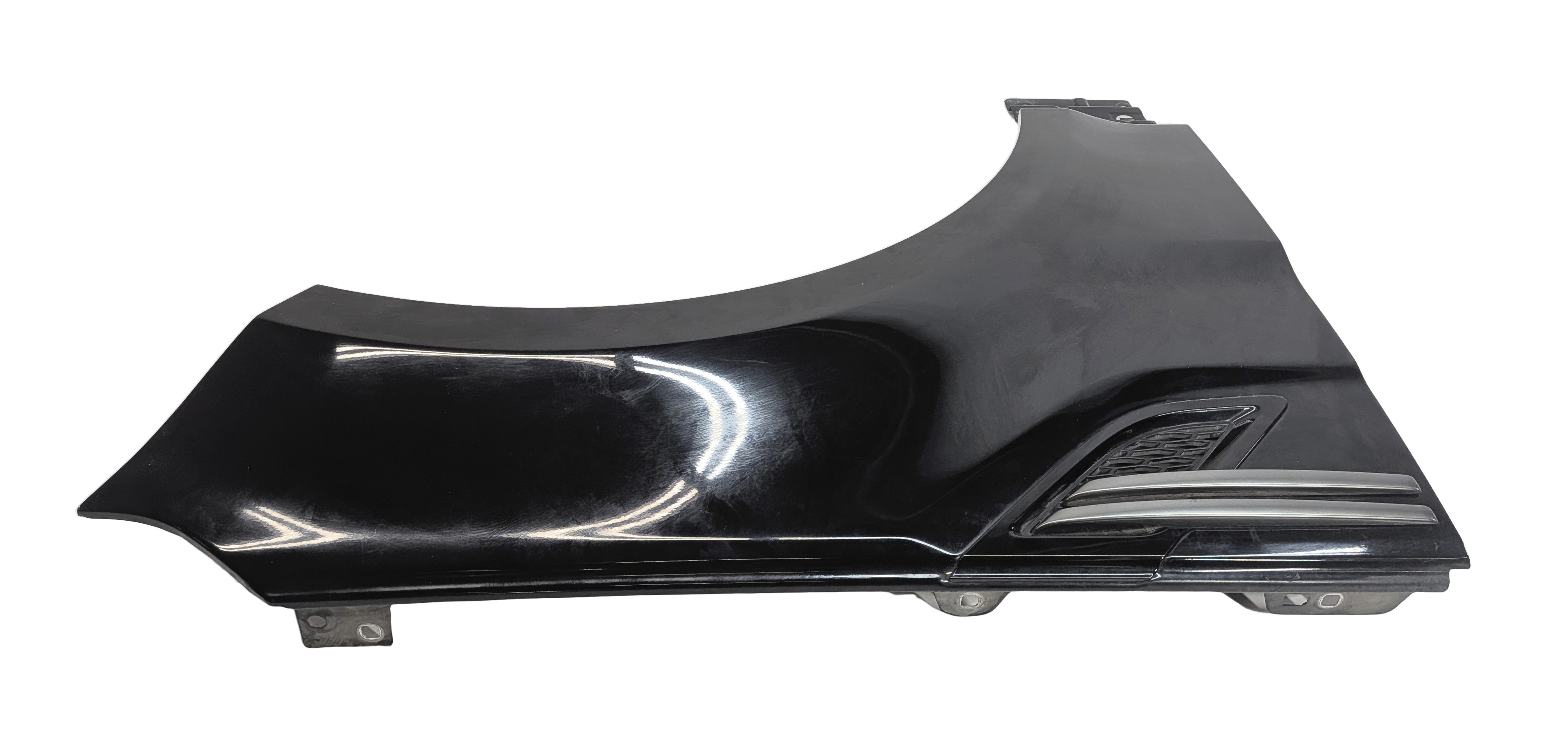 14-17 RANGE ROVER SPORT L494 FRONT RIGHT PASSENGER FENDER w/GRILLE (Black) — exact item pictured