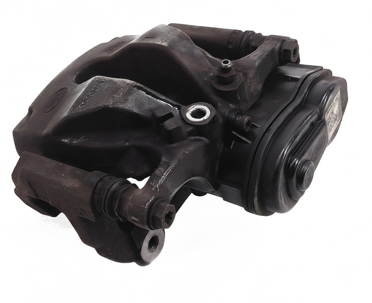14-17 LAND ROVER RANGE ROVER SPORT (L494) REAR LEFT BRAKE CALIPER PAINTED BLACK — exact item pictured