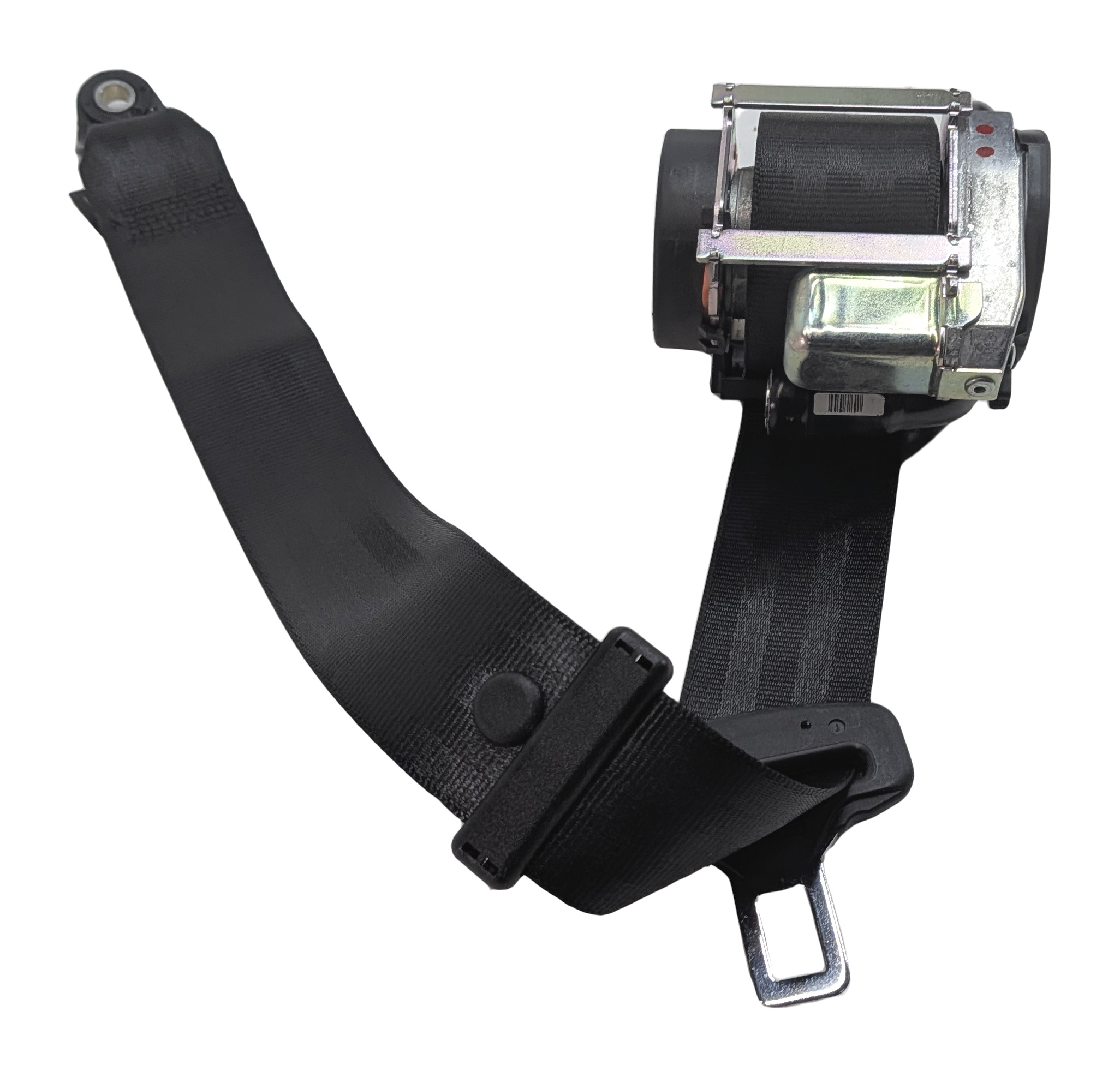 2017 RANGE ROVER SPORT (L494) REAR 2ND ROW RIGHT SEAT SEATBELT RETRACTOR (Black) — exact item pictured