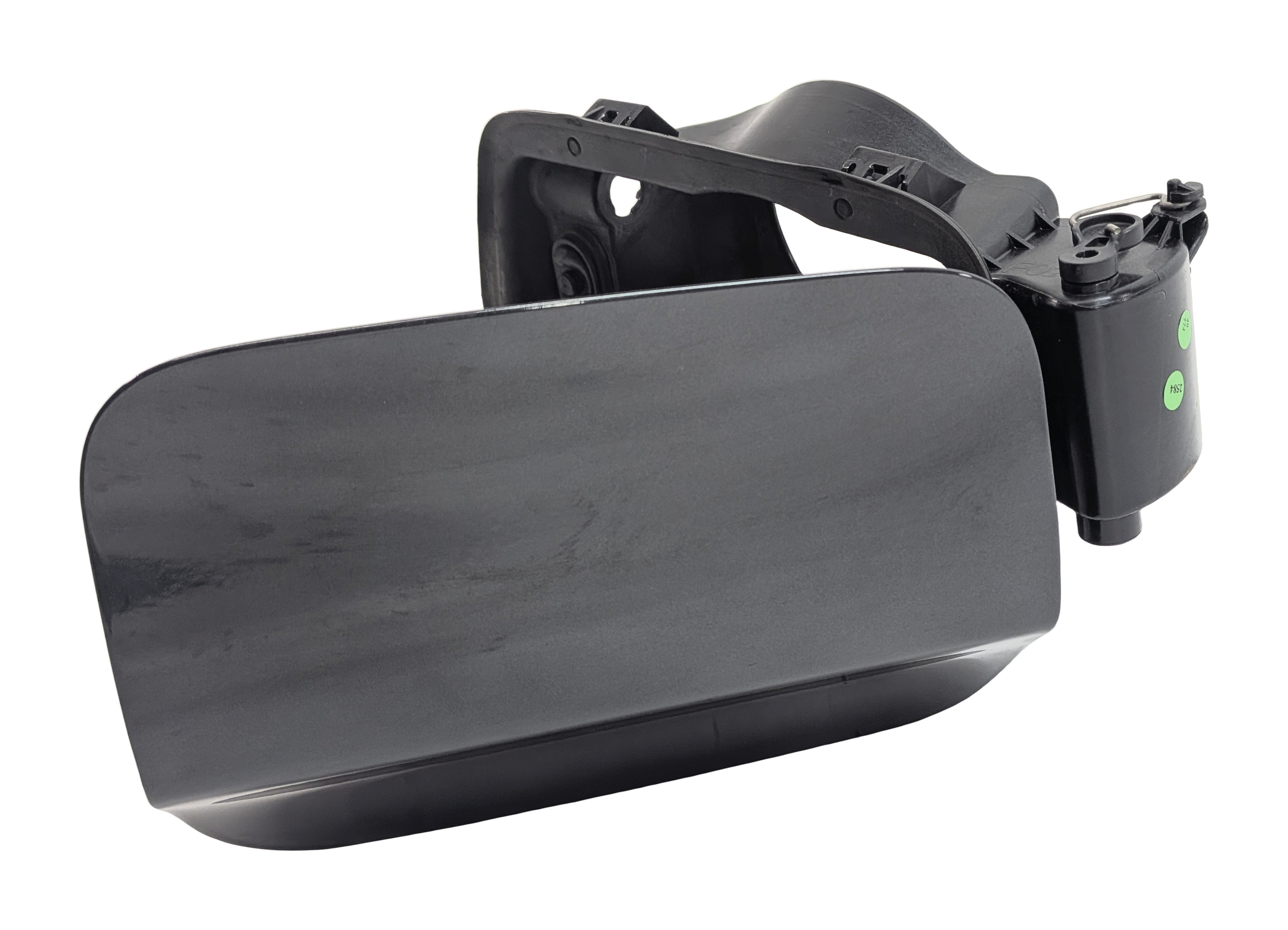 09-15 BMW 740Li 750Li 760Li B7 LWB F02 FUEL DOOR COVER w/HOUSING CAP (Gray) — exact item pictured