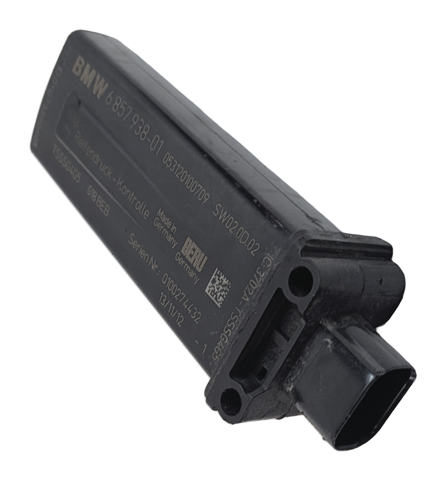 11-18 BMW 5 7 M5 M6 X3 X4 (F01 F06 F10 F12 F25 F26) TPMS SENSOR ANTENNA MODULE — exact item pictured