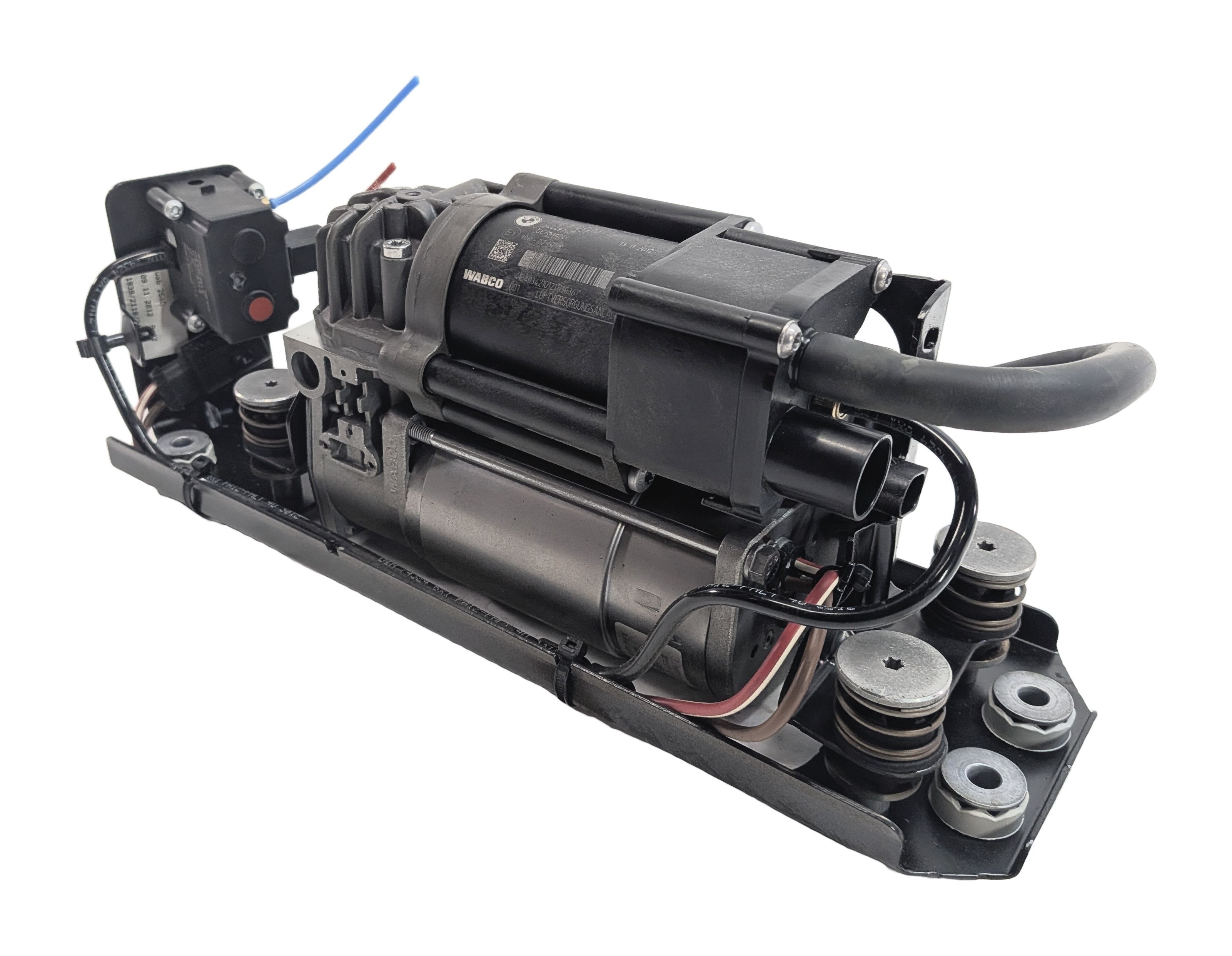 09-17 BMW 535iGT 550iGT 740i 750i 760i (F01 F10) AIR SUSPENSION COMPRESSOR PUMP — exact item pictured
