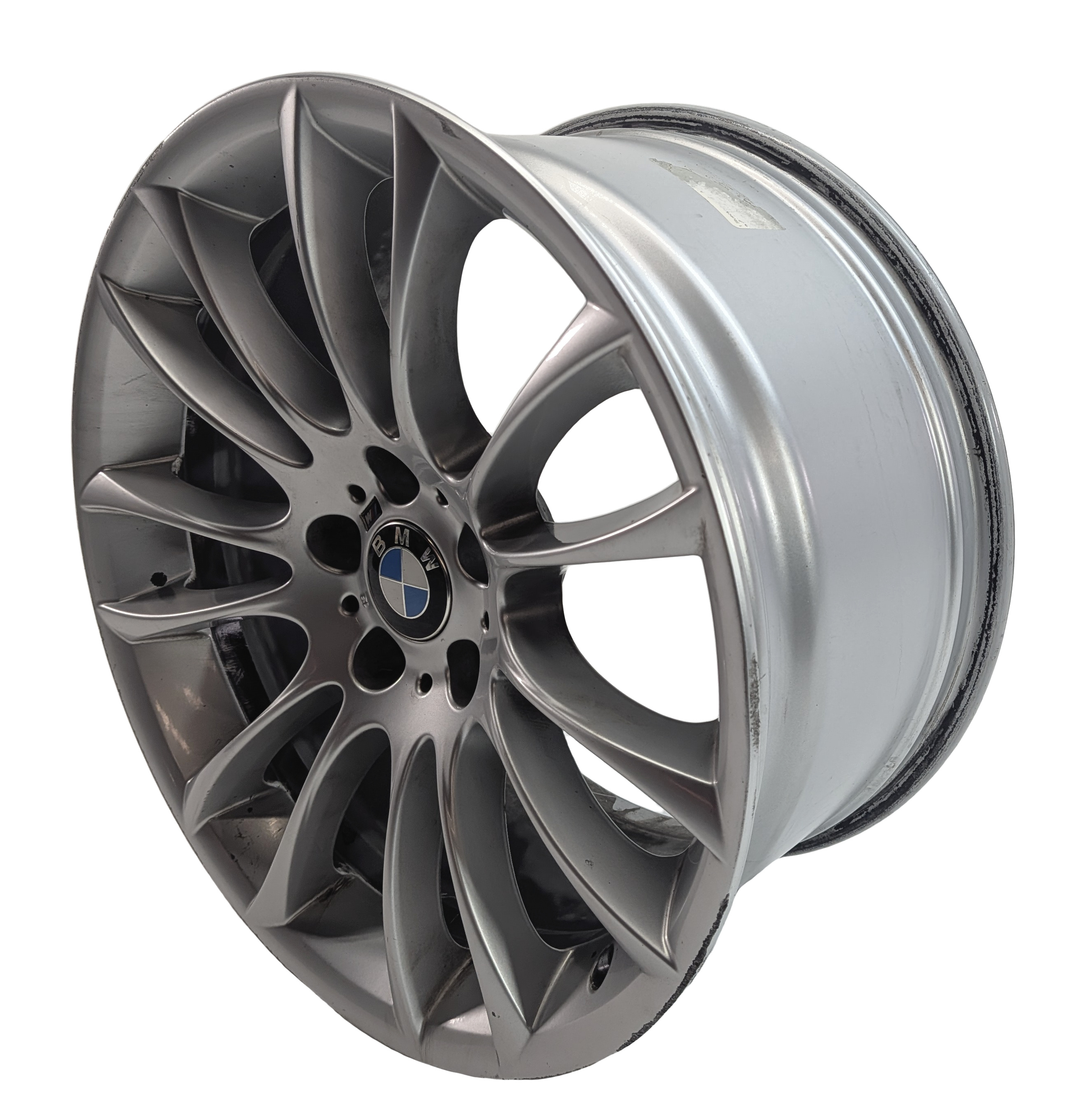 09-17 BMW 535iGT 740i 750i 760i F01 F07 19x9.5 ALUMINUM 14-SPOKE WHEEL RIM — exact item pictured