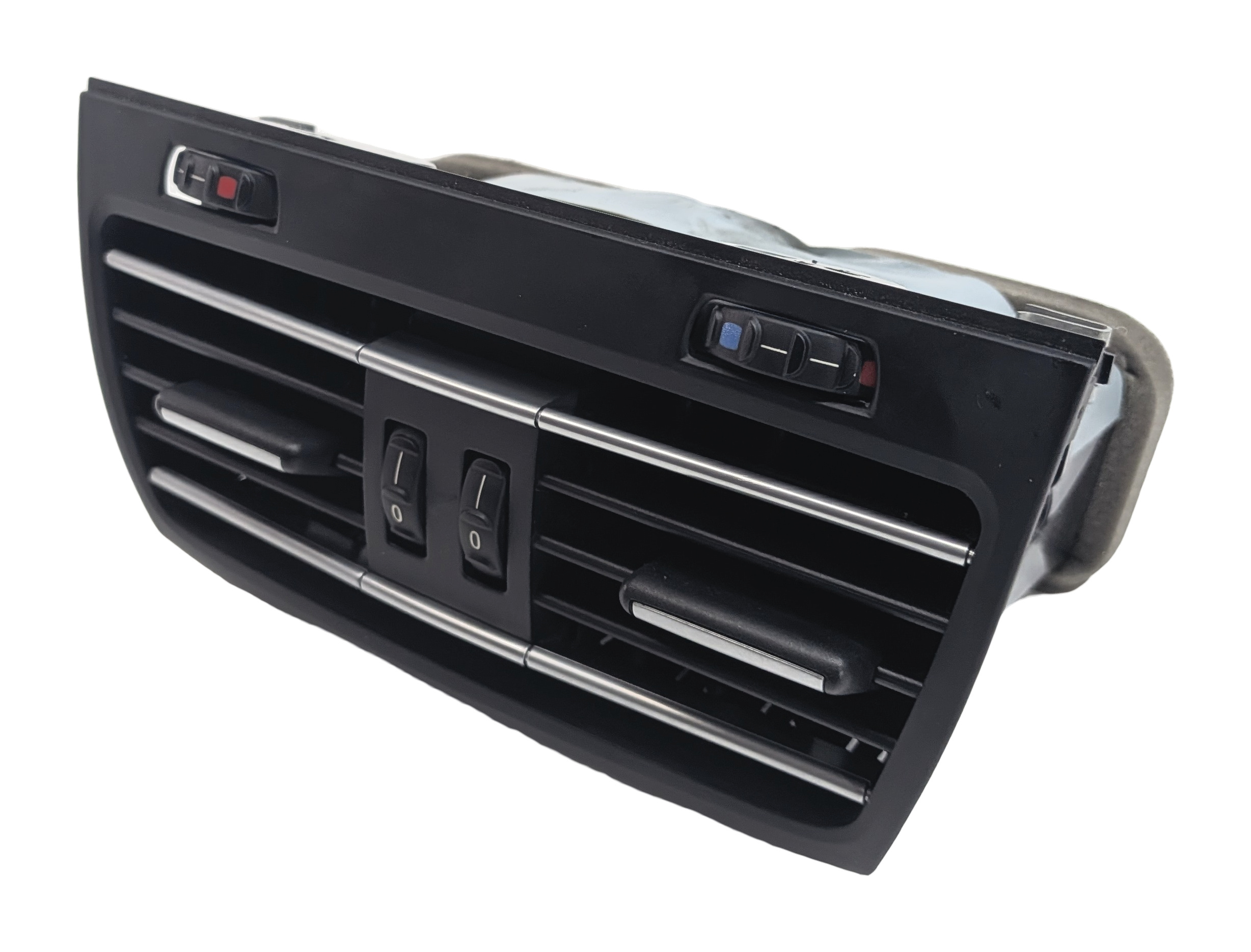 2013 BMW 750LI (F01) REAR CENTER CONSOLE HEAT AIR AC HVAC VENT (Black) — exact item pictured