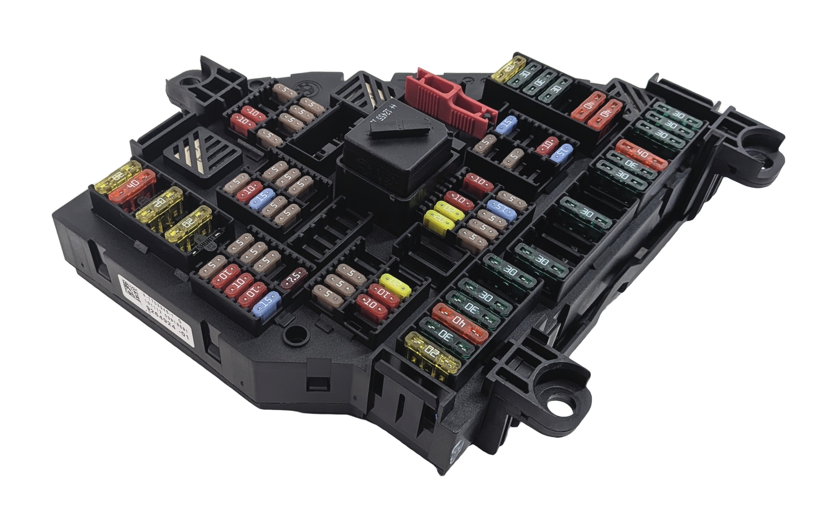 2013 BMW 750LI (F01) 4.4L REAR BATTERY POWER DISTRIBUTION FUSE BOX JUNCTION — exact item pictured