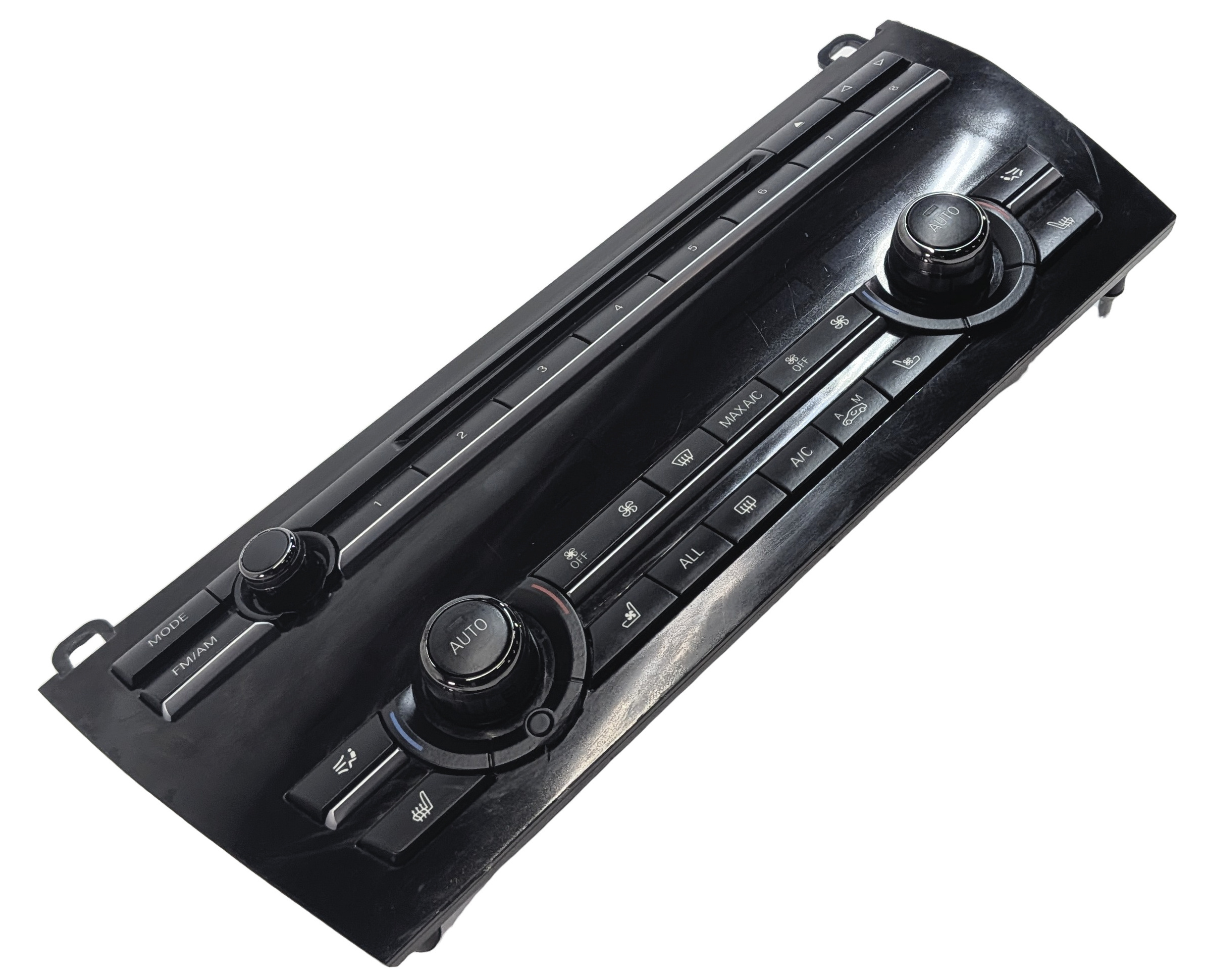 2011-2015 BMW 740i 750i 760i (F01) FRONT HEATER A/C TEMPERATURE CONTROL PANEL — exact item pictured