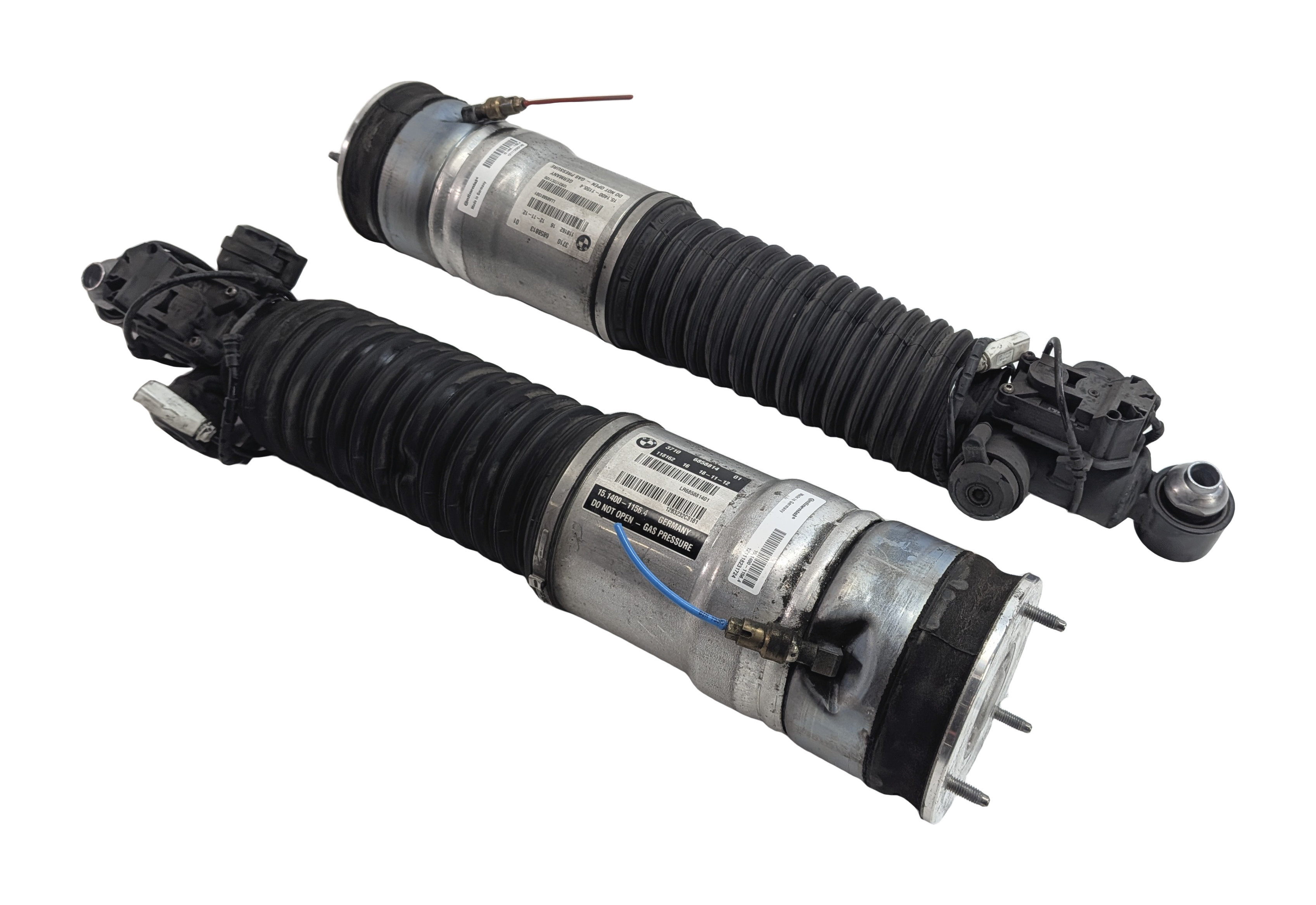 13-15 BMW 750i 760i ACTIVE-7 B7 F01 F02 F04 REAR LEFT/RIGHT EDC SHOCK STRUT SET — exact item pictured