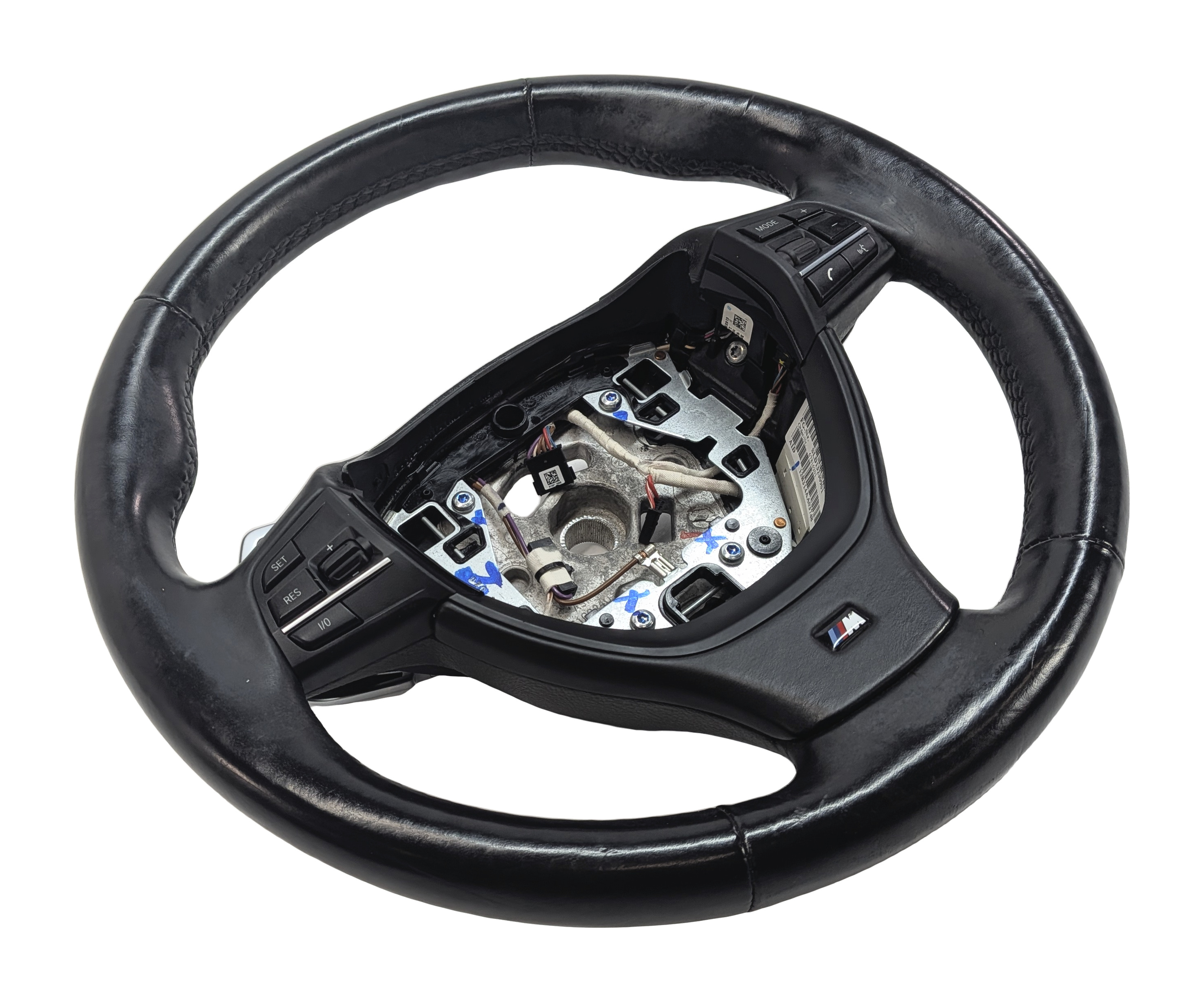 11-13 BMW 5 6 7 F10 F06 F01 3 SPOKE w/ LANE DEPART HEATED STEERING WHEEL (Black) — exact item pictured