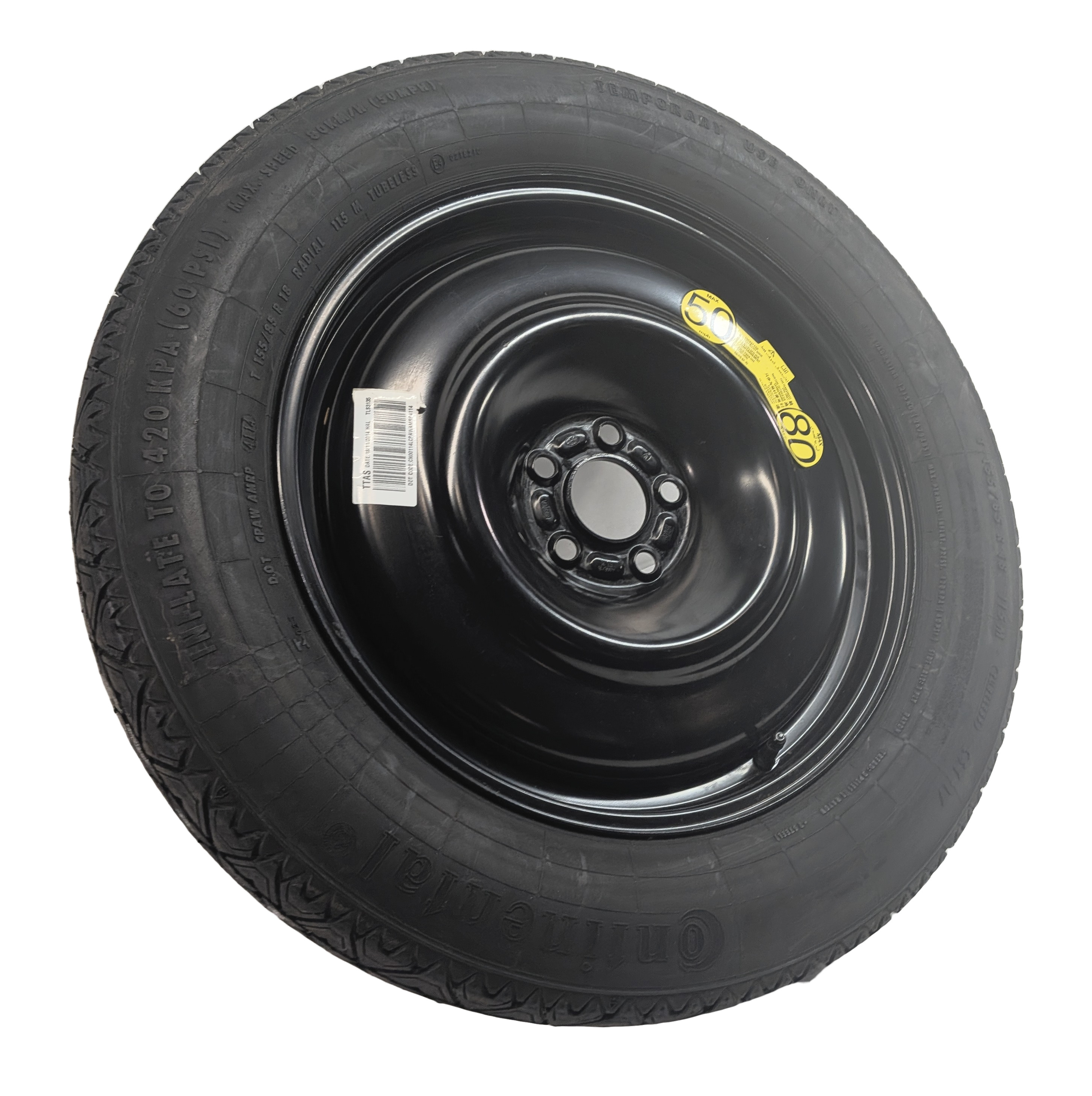 11-19 E-PACE LR2 DISCOVERY SPORT RANGE ROVER EVOQUE (L538 L550) 18x4 SPARE TIRE — exact item pictured