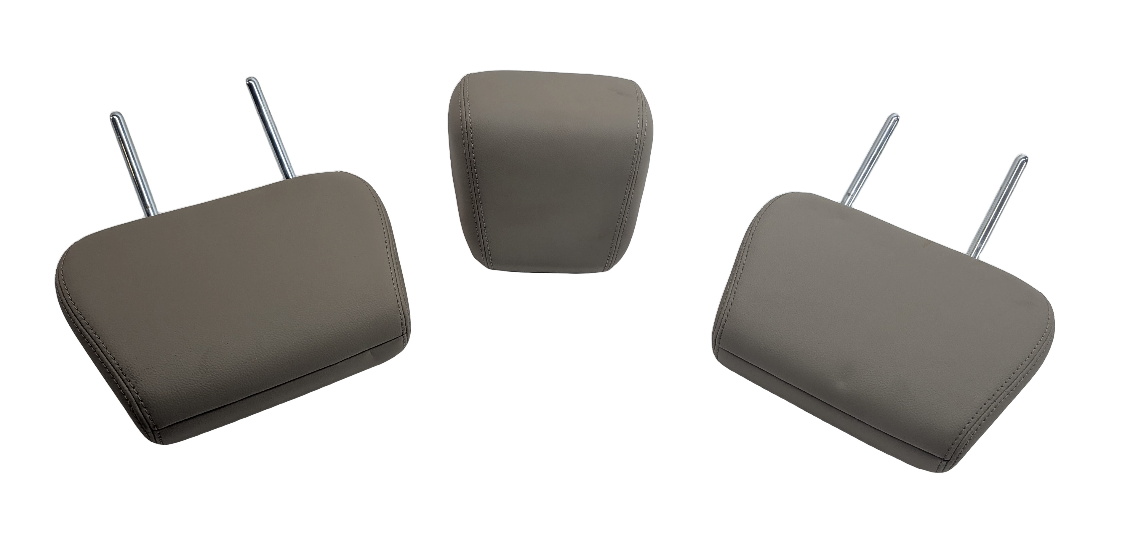 12-15 RANGE ROVER EVOQUE L538 REAR LEFT CENTER RIGHT SEAT HEADREST SET/3(Almond) — exact item pictured