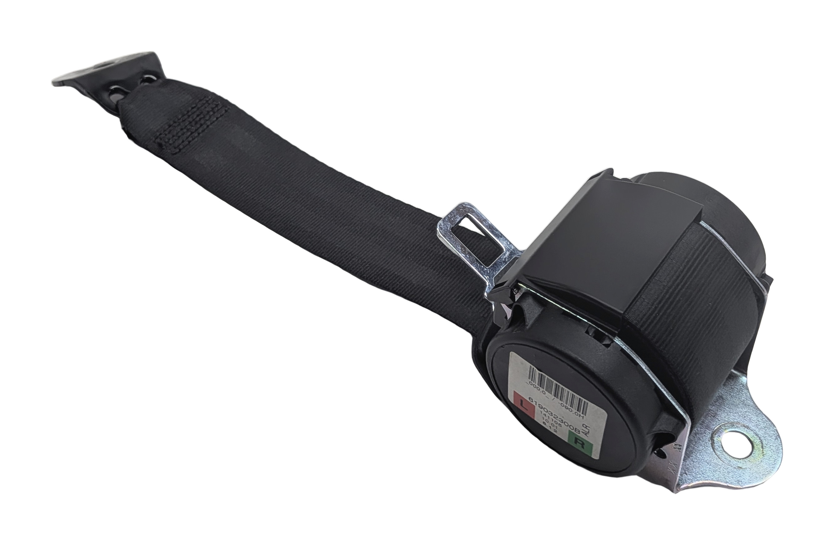 15 RANGE ROVER EVOQUE (L538) REAR LEFT SEAT SEATBELT RETRACTOR (Black) — exact item pictured