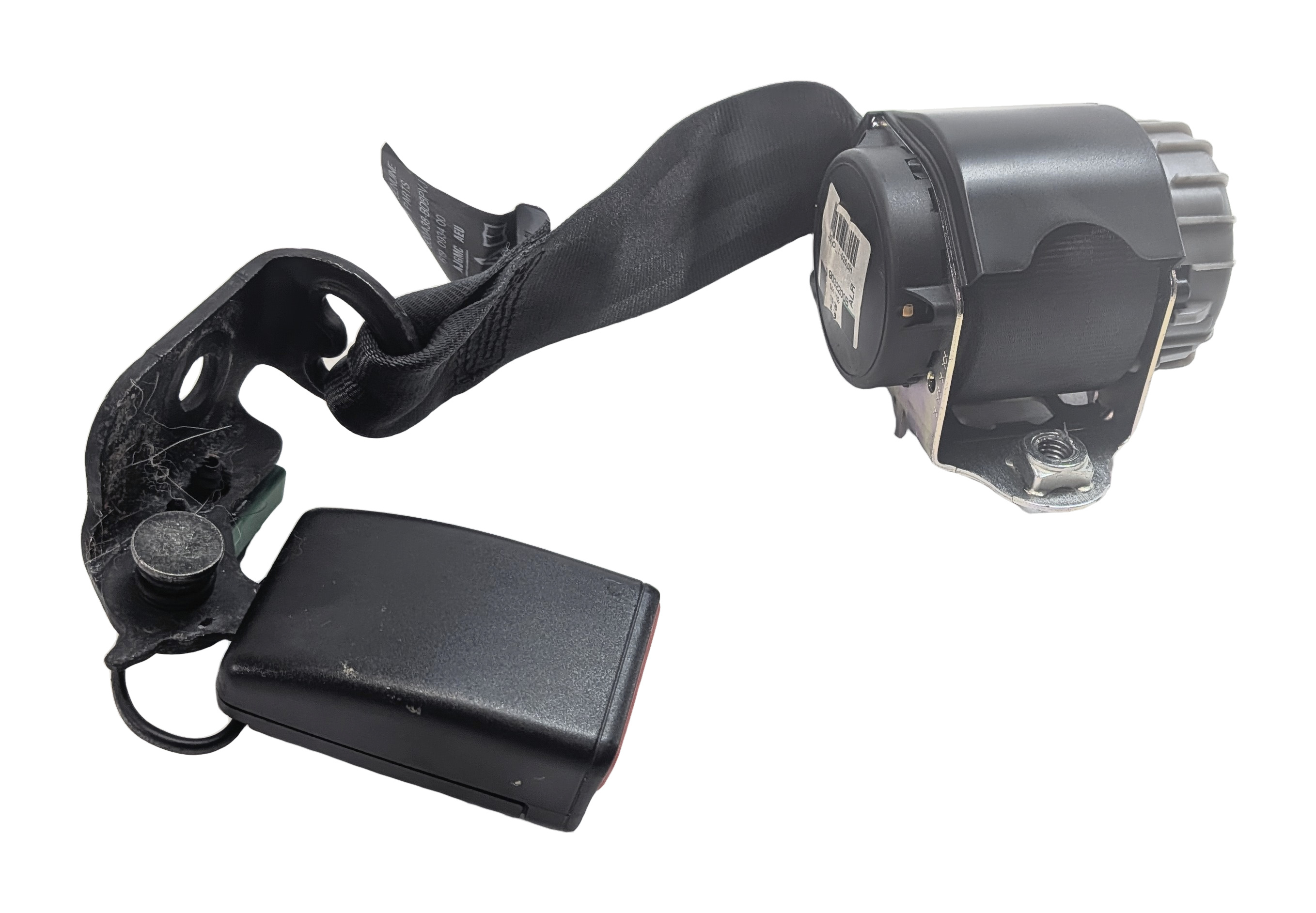 15 RANGE ROVER EVOQUE (L538) REAR CENTER SEAT SEATBELT RETRACTOR (Black) — exact item pictured
