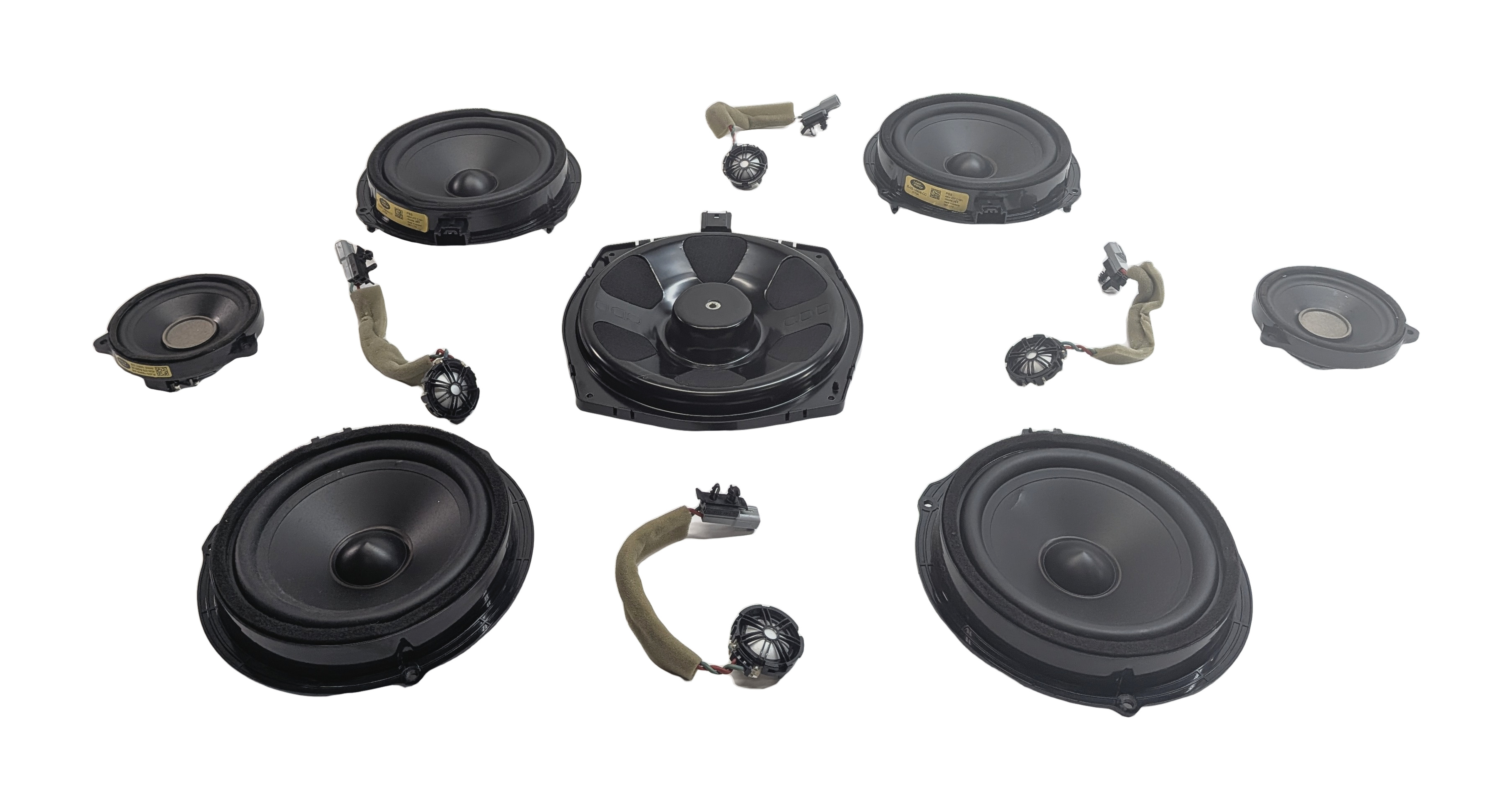 2015 RANGE ROVER EVOQUE (L538) STANDARD AUDIO 600W SPEAKER SET/11 — exact item pictured