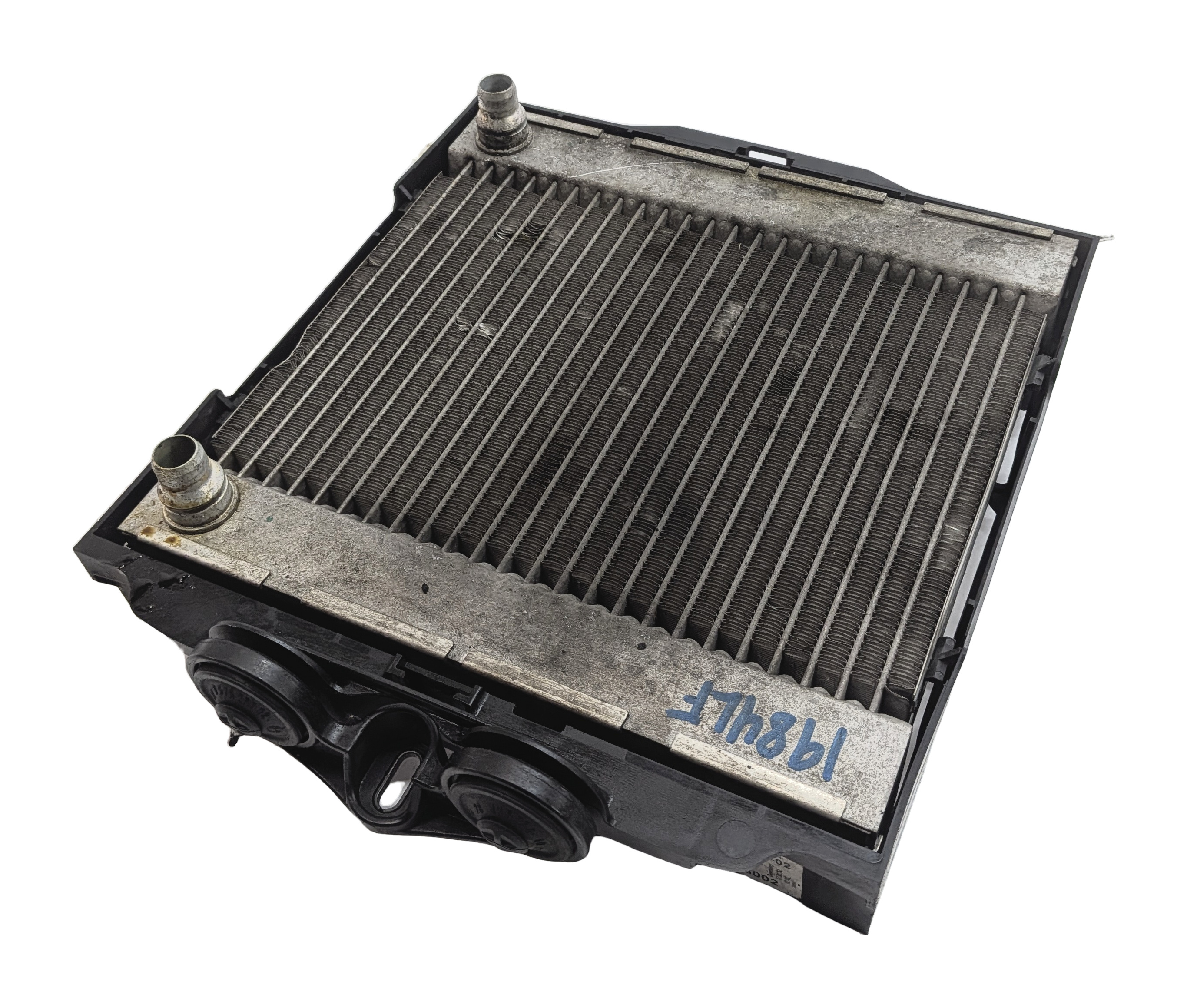 10-19 BMW 5 6 7 (F01 F06 F07 F10 F12) FRONT LEFT DRIVER SIDE AUXILIARY RADIATOR — exact item pictured