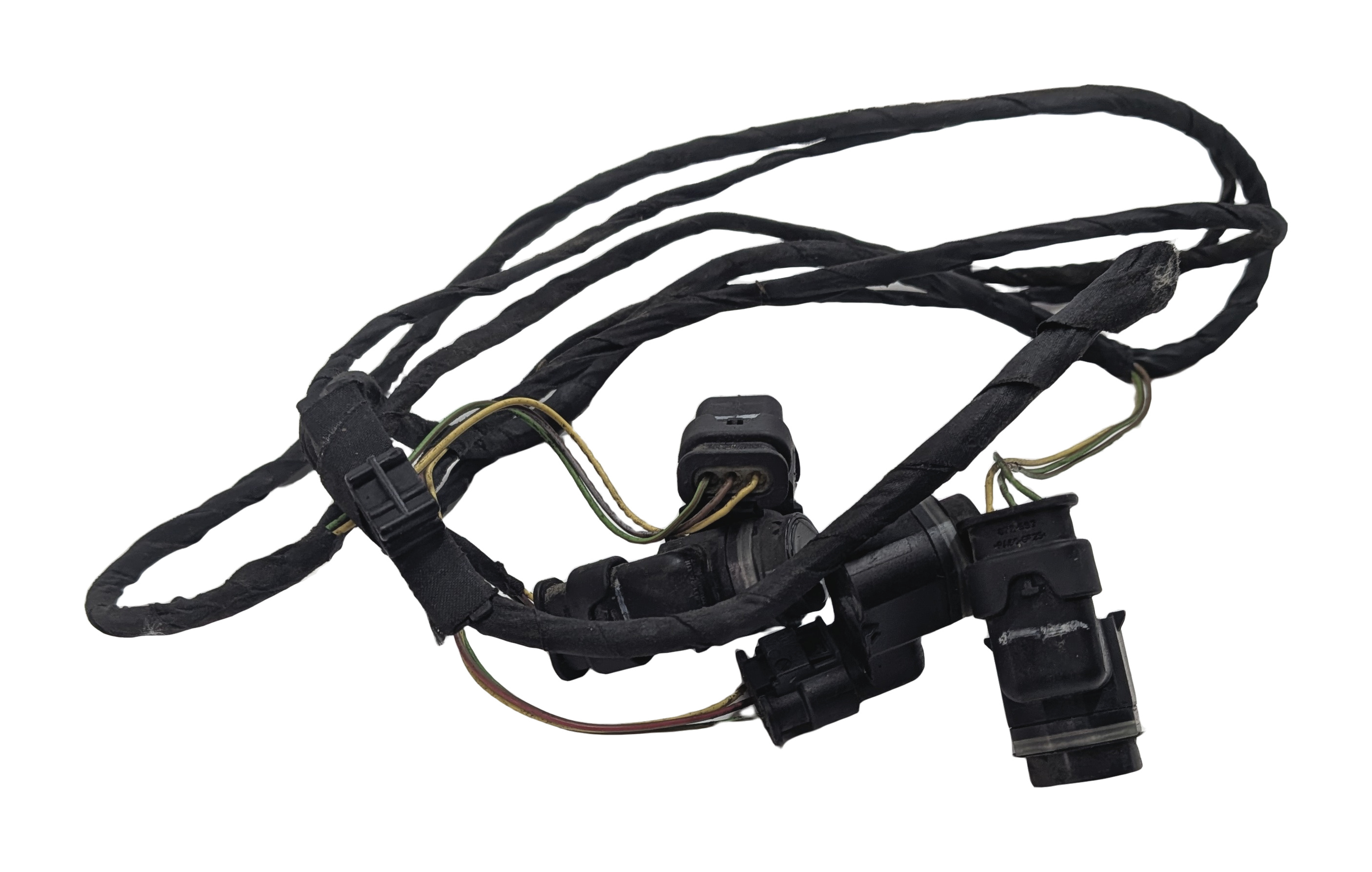 2012 BMW 750LI (F01) PARK ASSIST PDC DISTANCE CONTROL SENSORS WIRING HARNESS SET — exact item pictured