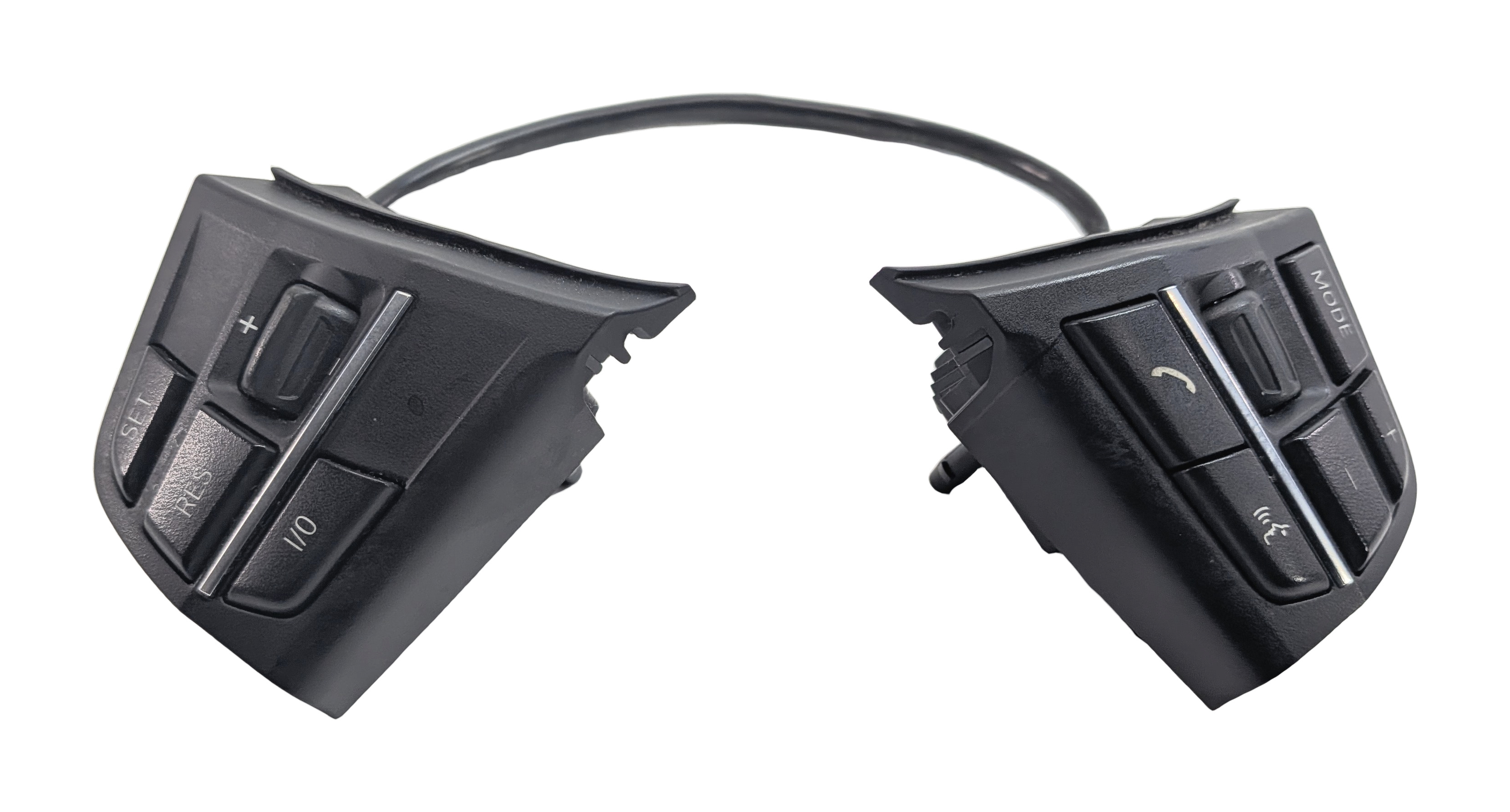 2012 BMW 750LI (F01) STEERING WHEEL MULTIFUNCTION CONTROL SWITCH SET/2 (Black) — exact item pictured
