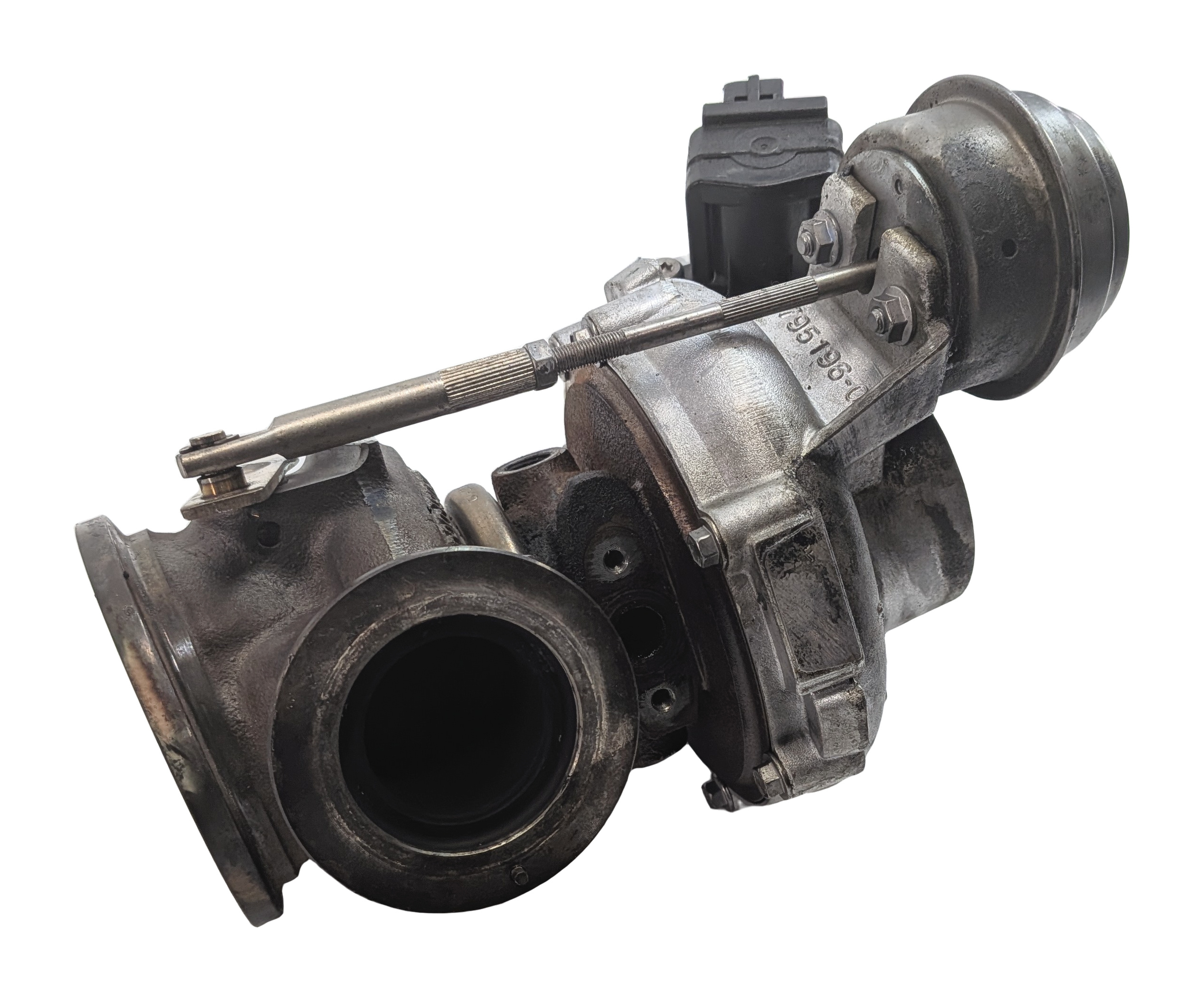 08-14 BMW 550i 750i X5 X6 (E70 E71 F01 F10) 4.4L N63 ENGINE RIGHT TURBOCHARGER — exact item pictured