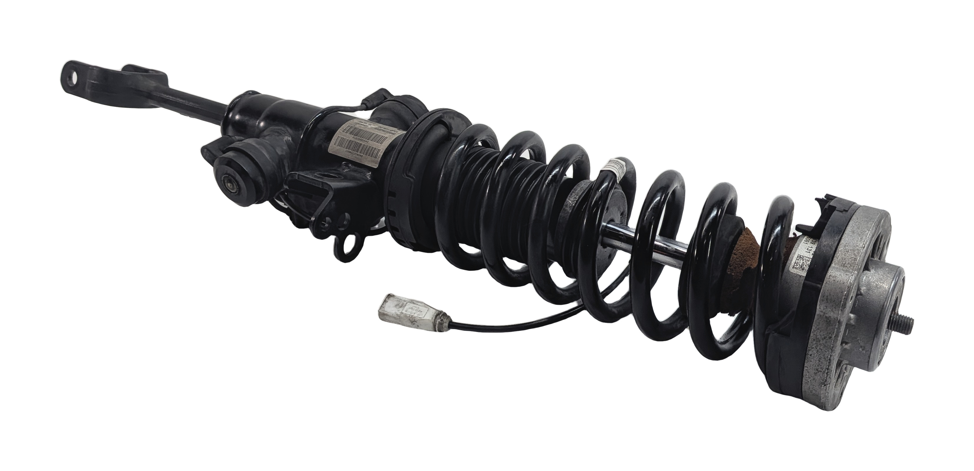 2009-2012 BMW 550iGT 740i 750i B7 (F10 F01) RWD LEFT FRONT EDC SHOCK STRUT — exact item pictured