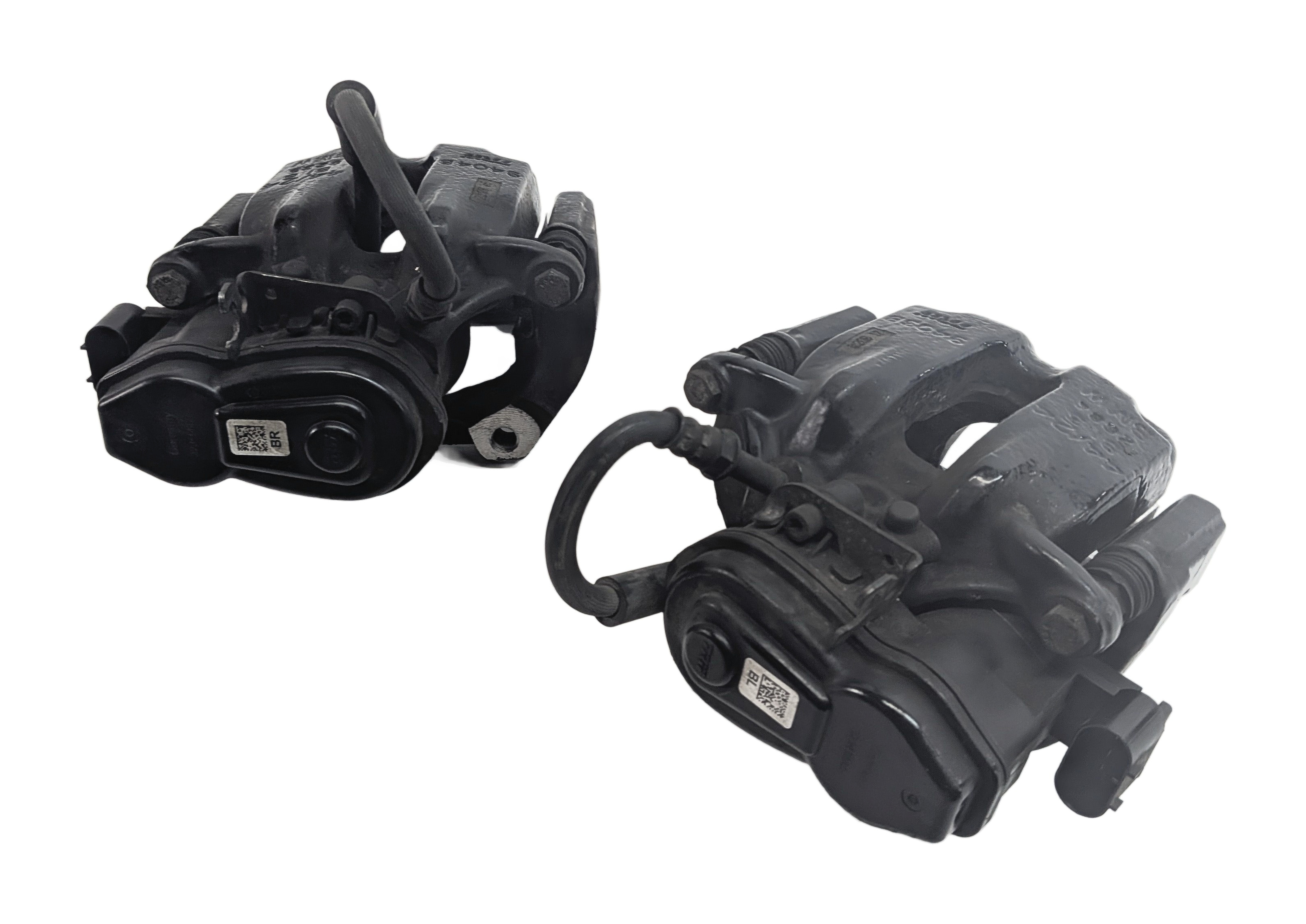 12-19 BMW 640i 650i (F06 F12 F13) REAR LEFT & RIGHT M-SPORT BRAKE CALIPER SET/2 — exact item pictured