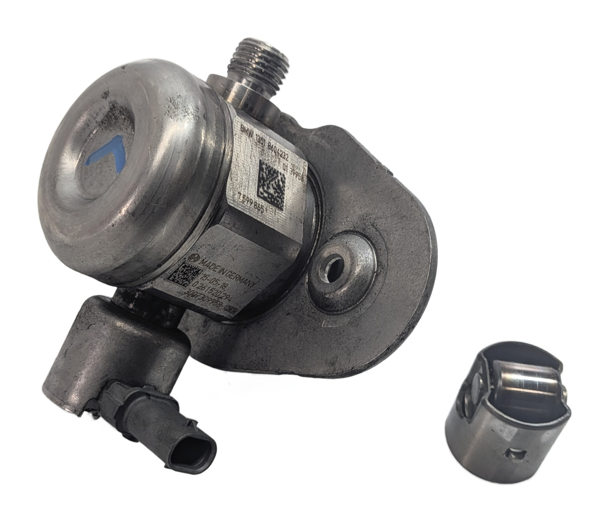 12-19 BMW 5 6 7 M5 M6 X5 X6 (F06 F10 F15 F16 F85) 4.4L HIGH PRESSURE FUEL PUMP — exact item pictured