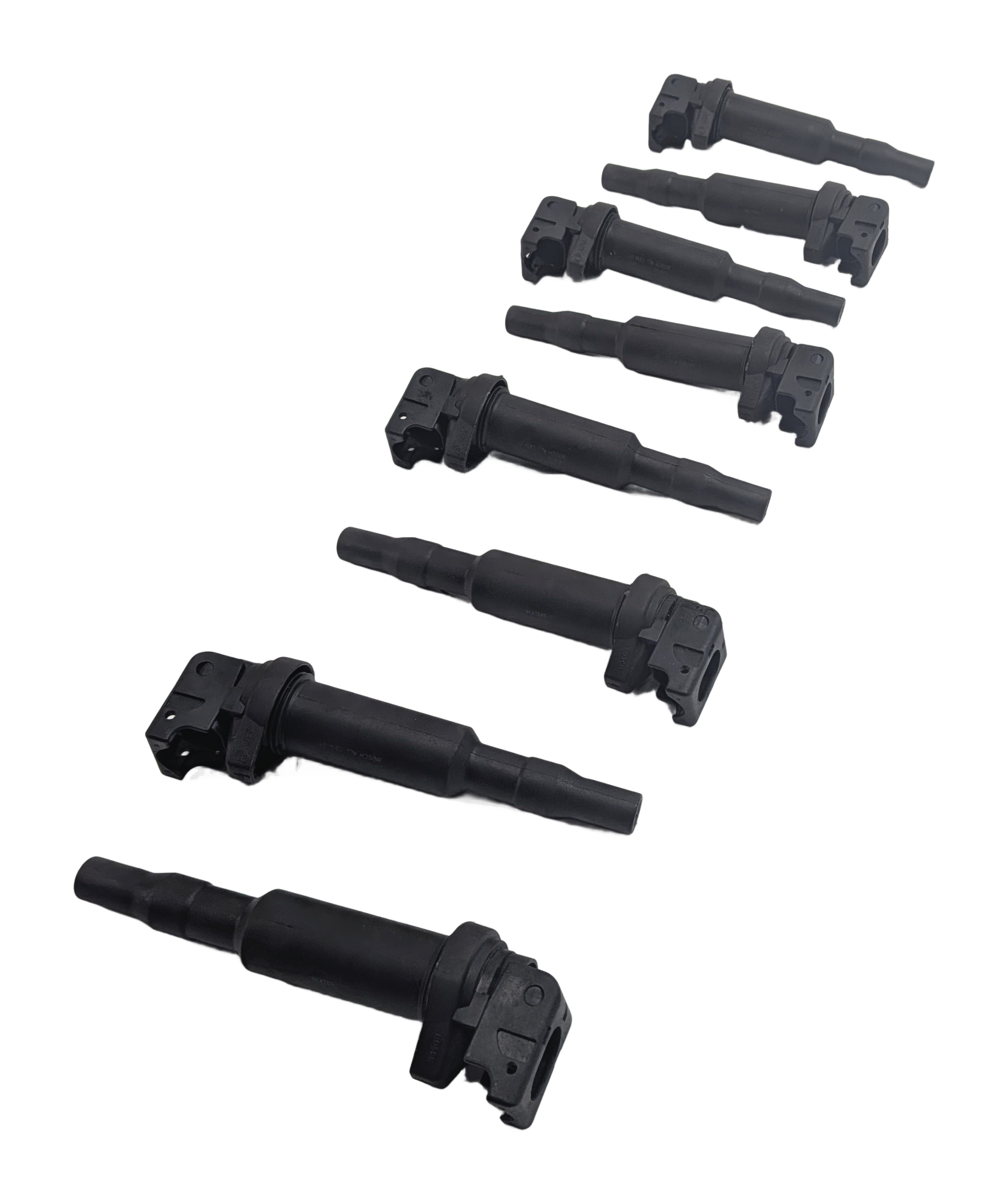 2001-2016 BMW E71 E90 E60 E66 E38 E65 E70 E46 F02 F01 F10 IGNITION COIL SET 8 — exact item pictured