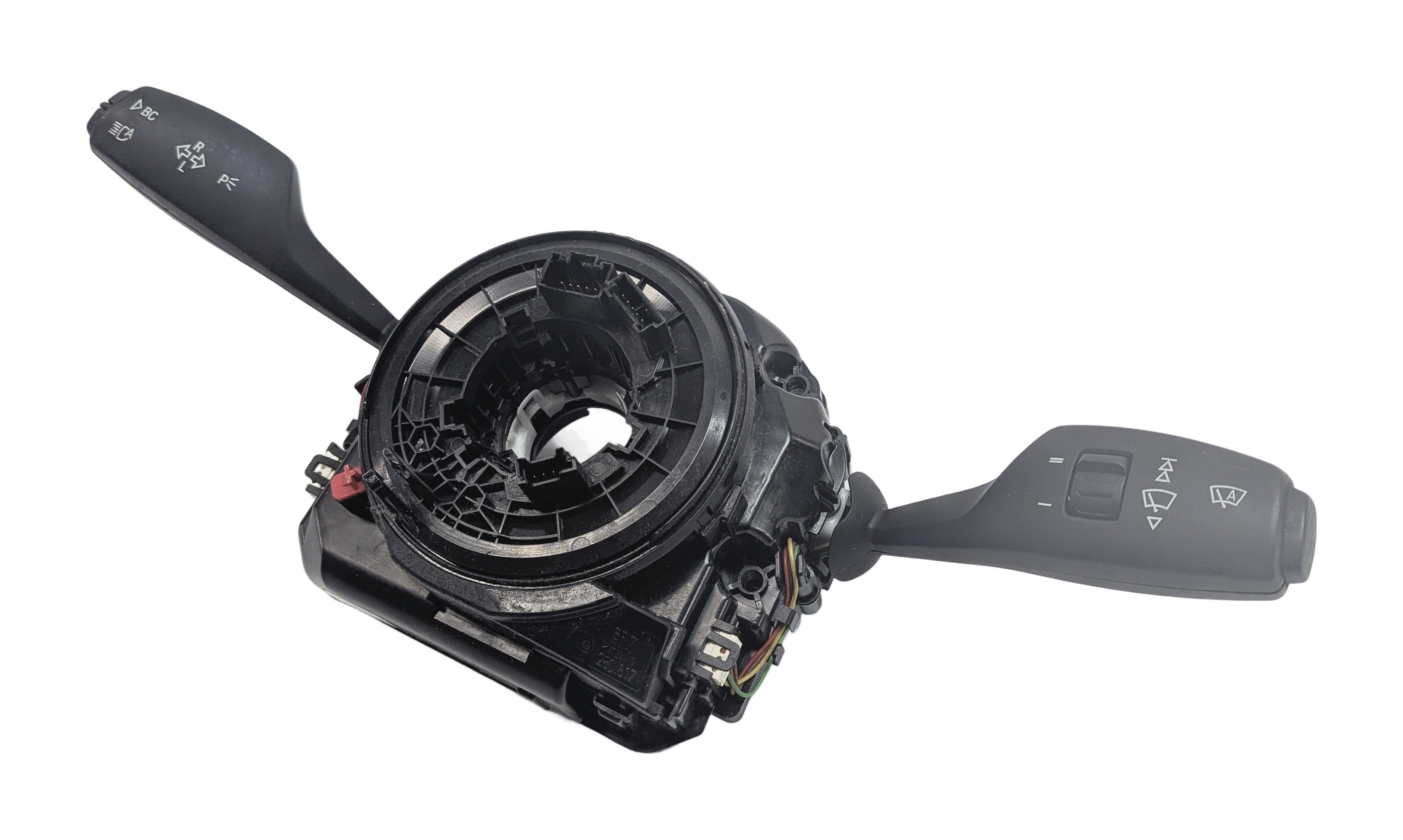 09-17 BMW 5 6 7 (F01 F10 F12) TURN SIGNAL WIPER CLOCKSPRING COMBINATION SWITCH — exact item pictured