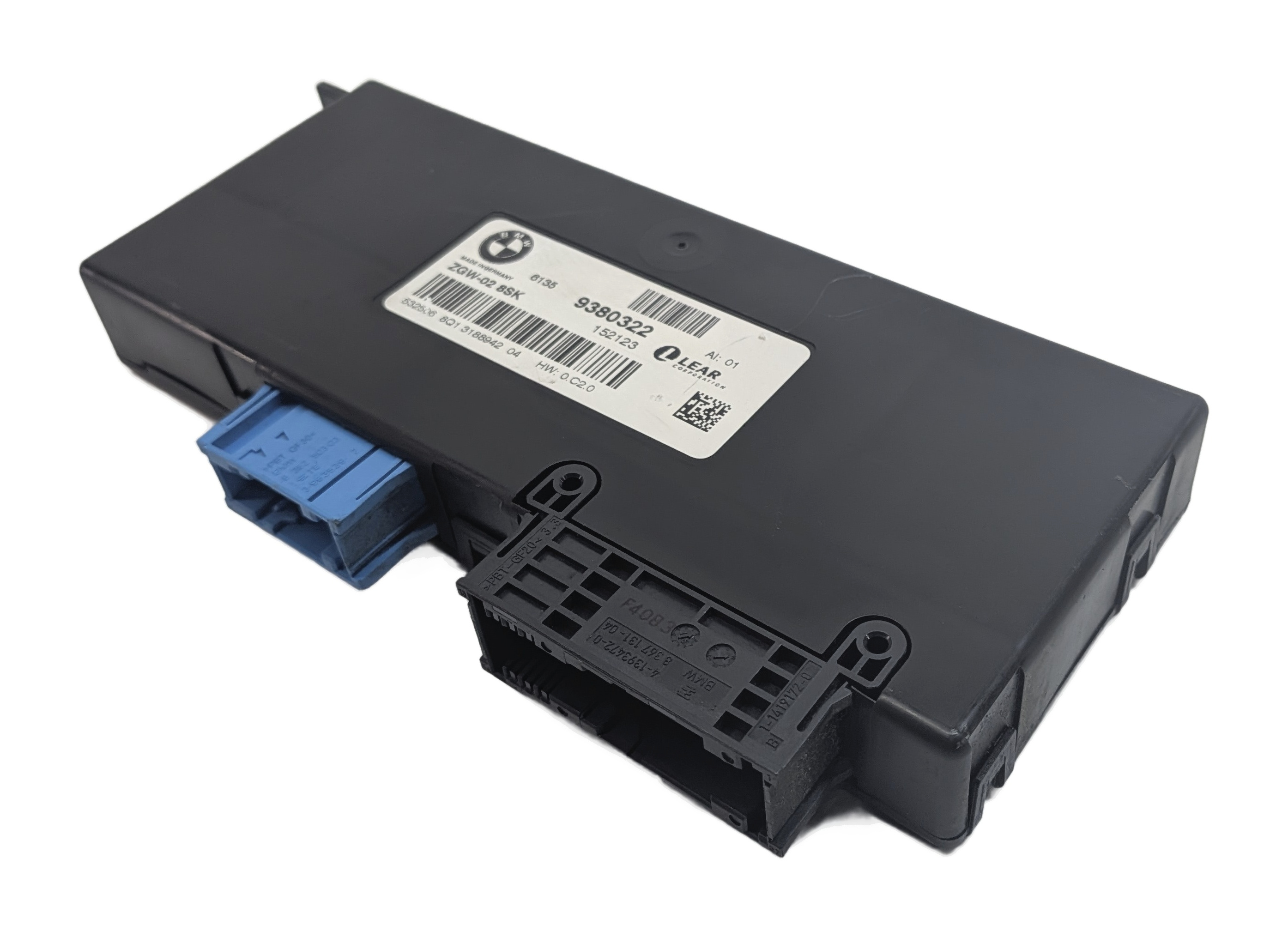 13-19 BMW 5 / 6 / 7 SERIES (F01 F02 F07 F10 F12) CENTRAL GATEWAY CONTROL MODULE — exact item pictured