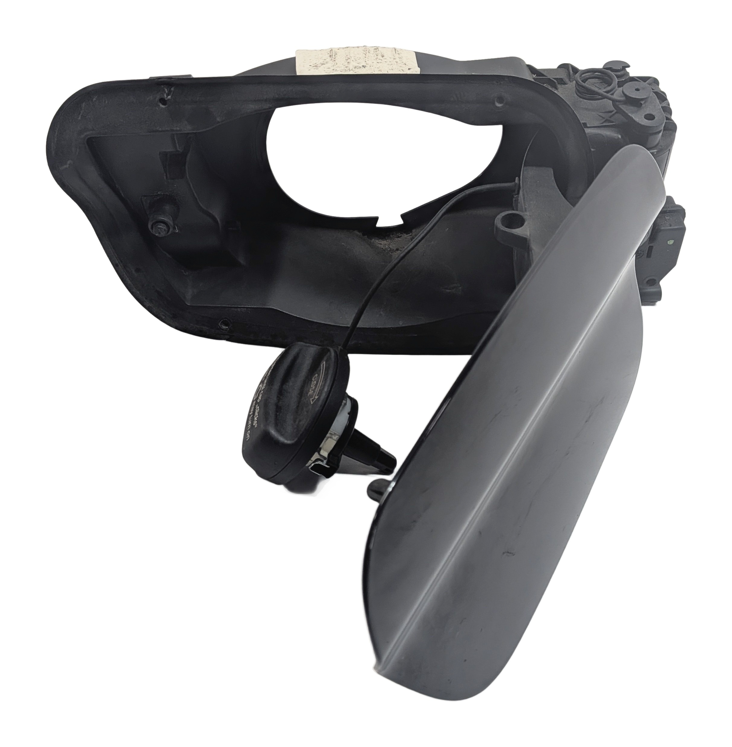 12-18 BMW 640i 650i M6 F12 F06 COUPE CONVERTIBLE REAR FUEL TANK DOOR LID (Black) — exact item pictured