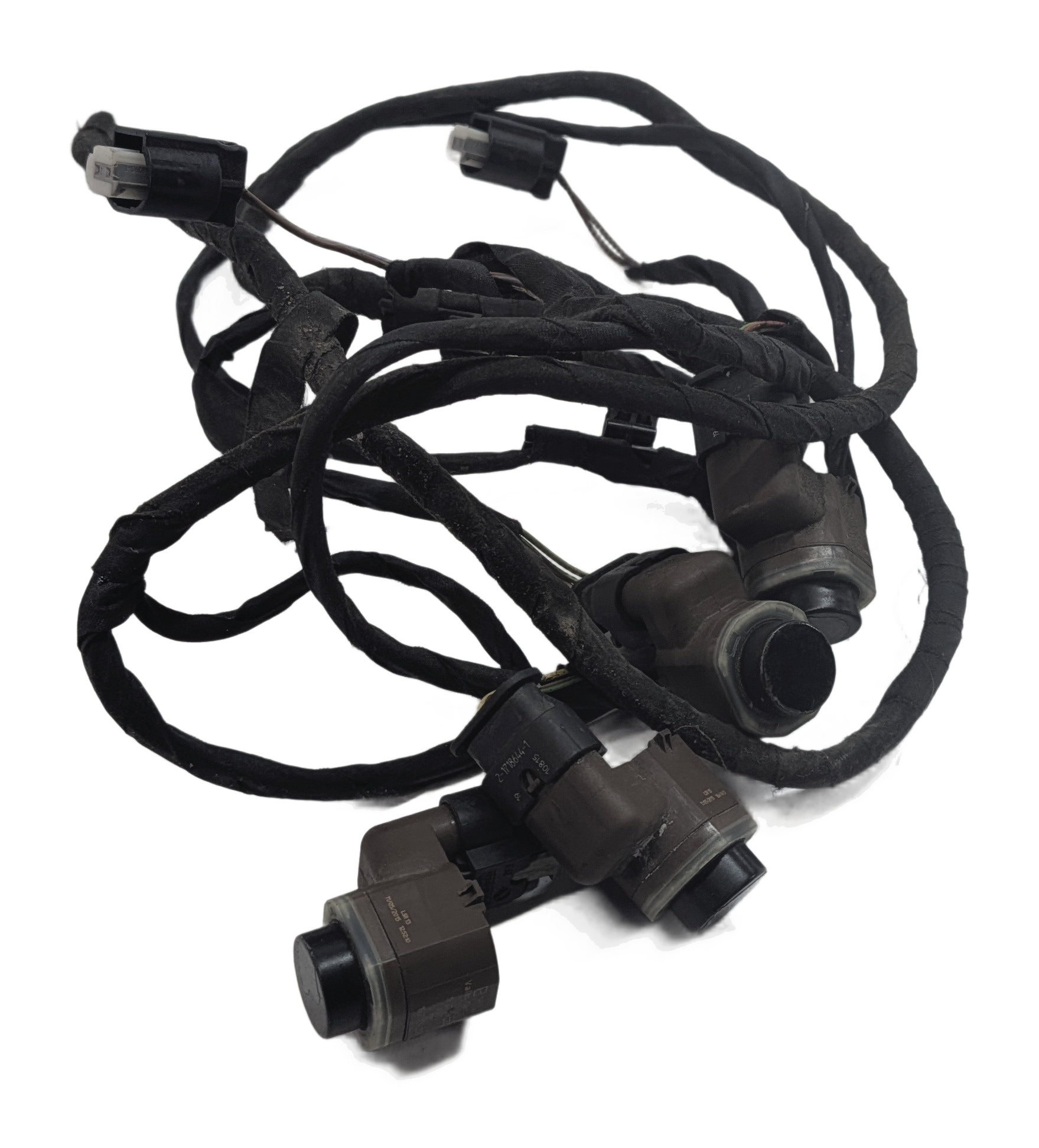 2016 BMW 650I CONVERTIBLE F12 REAR PARK ASSIST PDC SENSORS w/HARNESS (Black) — exact item pictured