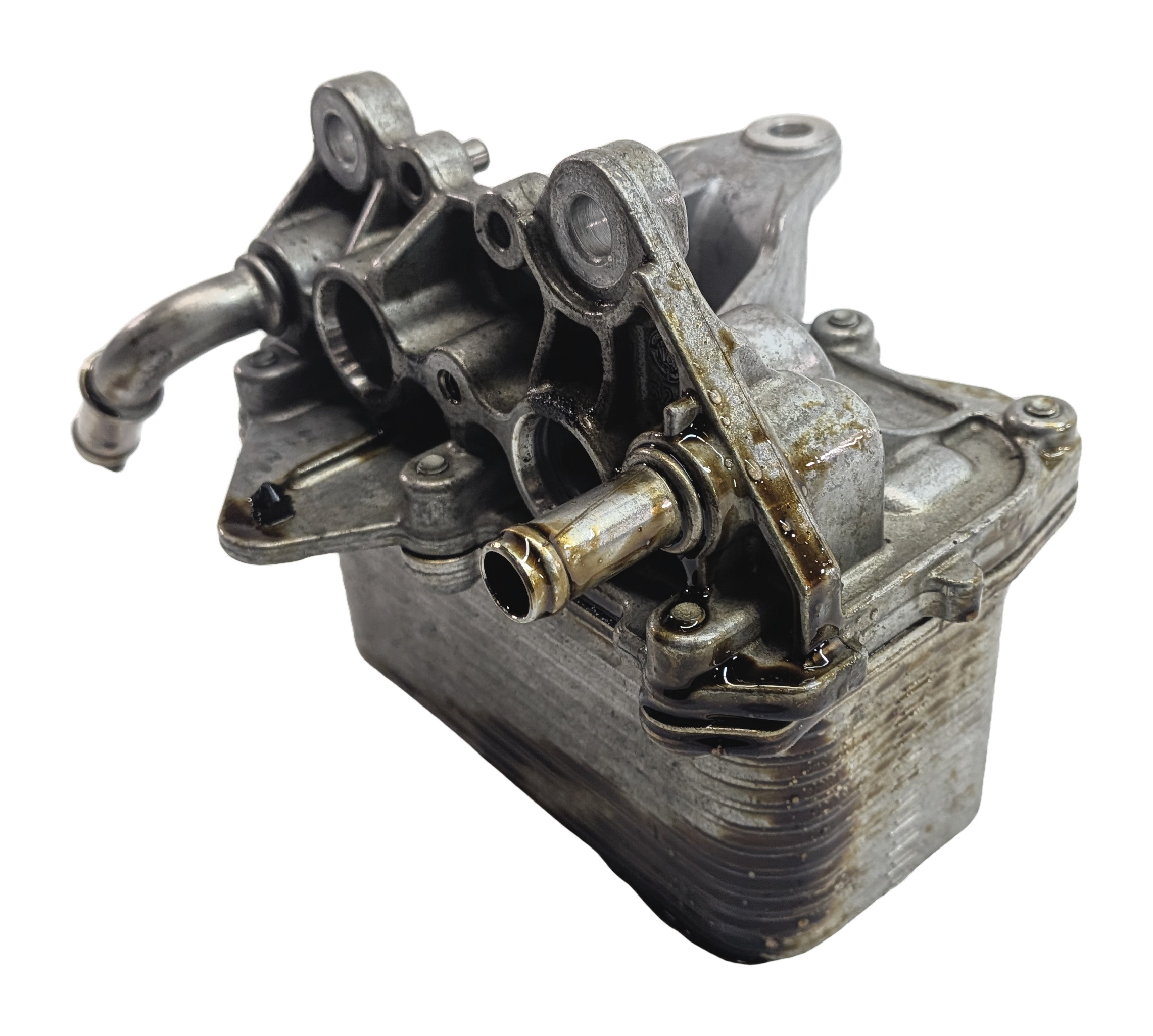 15-21 MERCEDES C300 C63 AMG GLC300 (W205 X253) ENGINE OIL COOLER HEAT EXCHANGER — exact item pictured