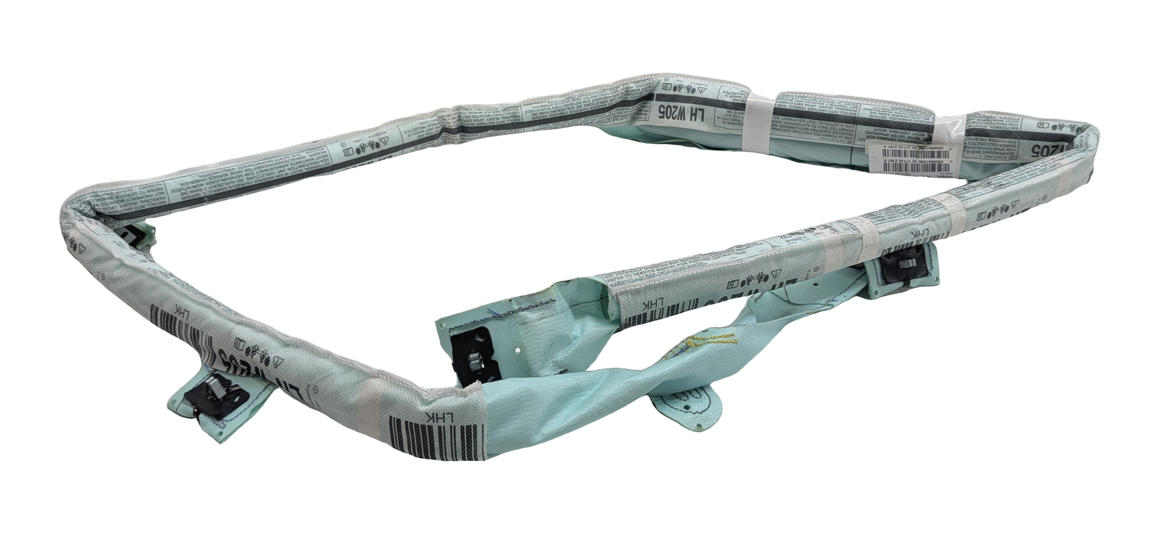 2015-2021 MERCEDES C300 C350E C400 C450 C43 C63 (W205) LEFT SIDE CURTAIN AIRBAG — exact item pictured