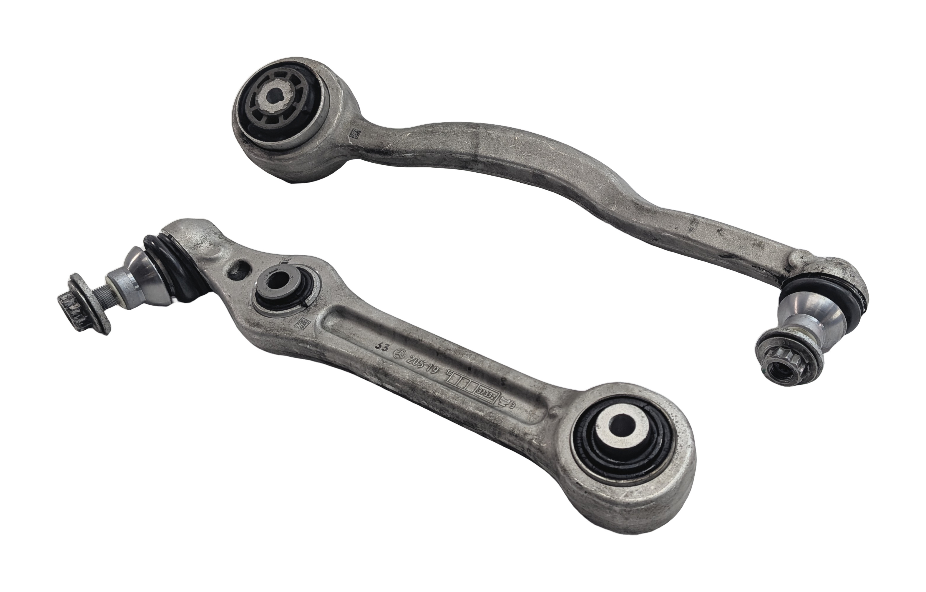 15-23 MERCEDES C300 E450 W205 W213 FRONT LEFT LOWER CONTROL ARM STRUT ROD SET 2 — exact item pictured