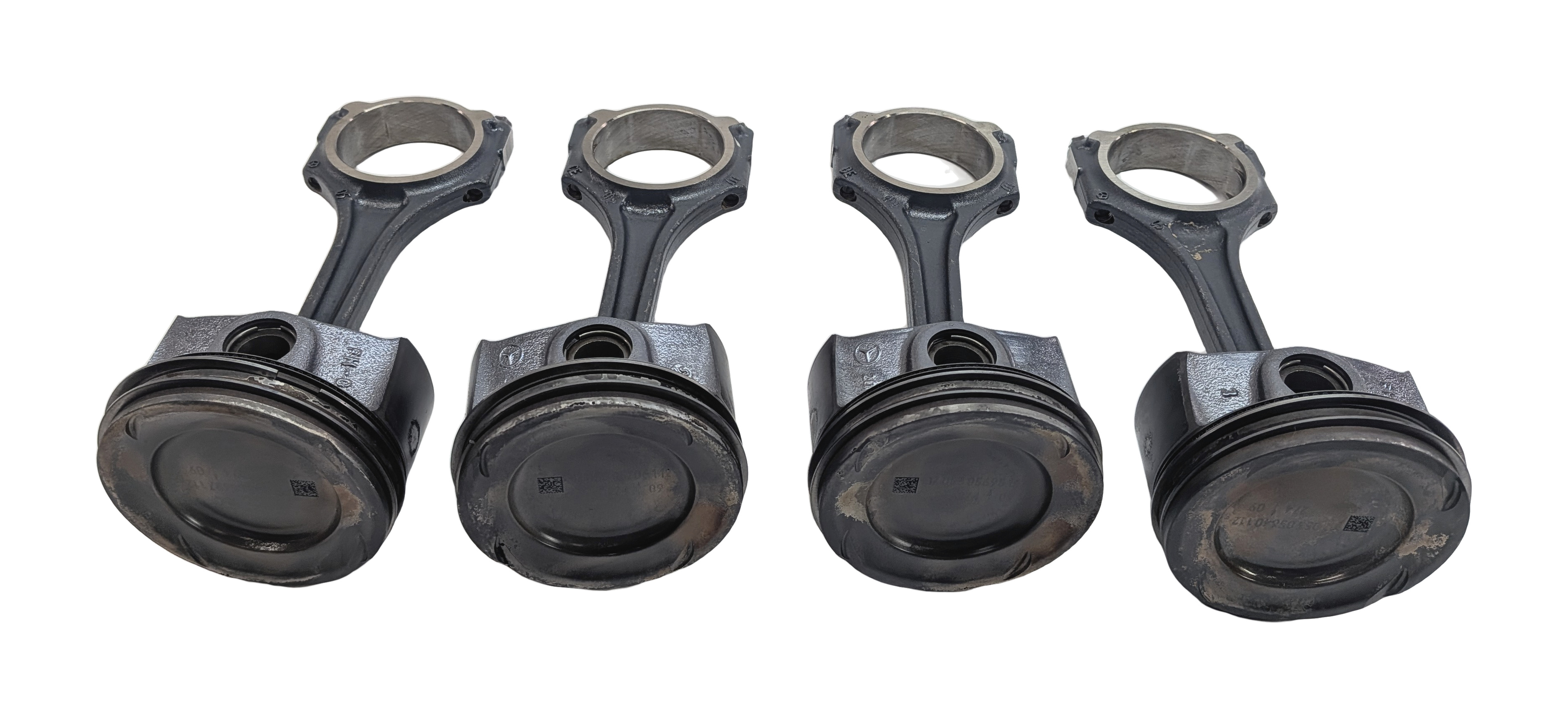 15-22 MERCEDES C E GLC SLC SLK (W205 W213 R171 X254) 2.0L M274 ENGINE PISTON SET — exact item pictured