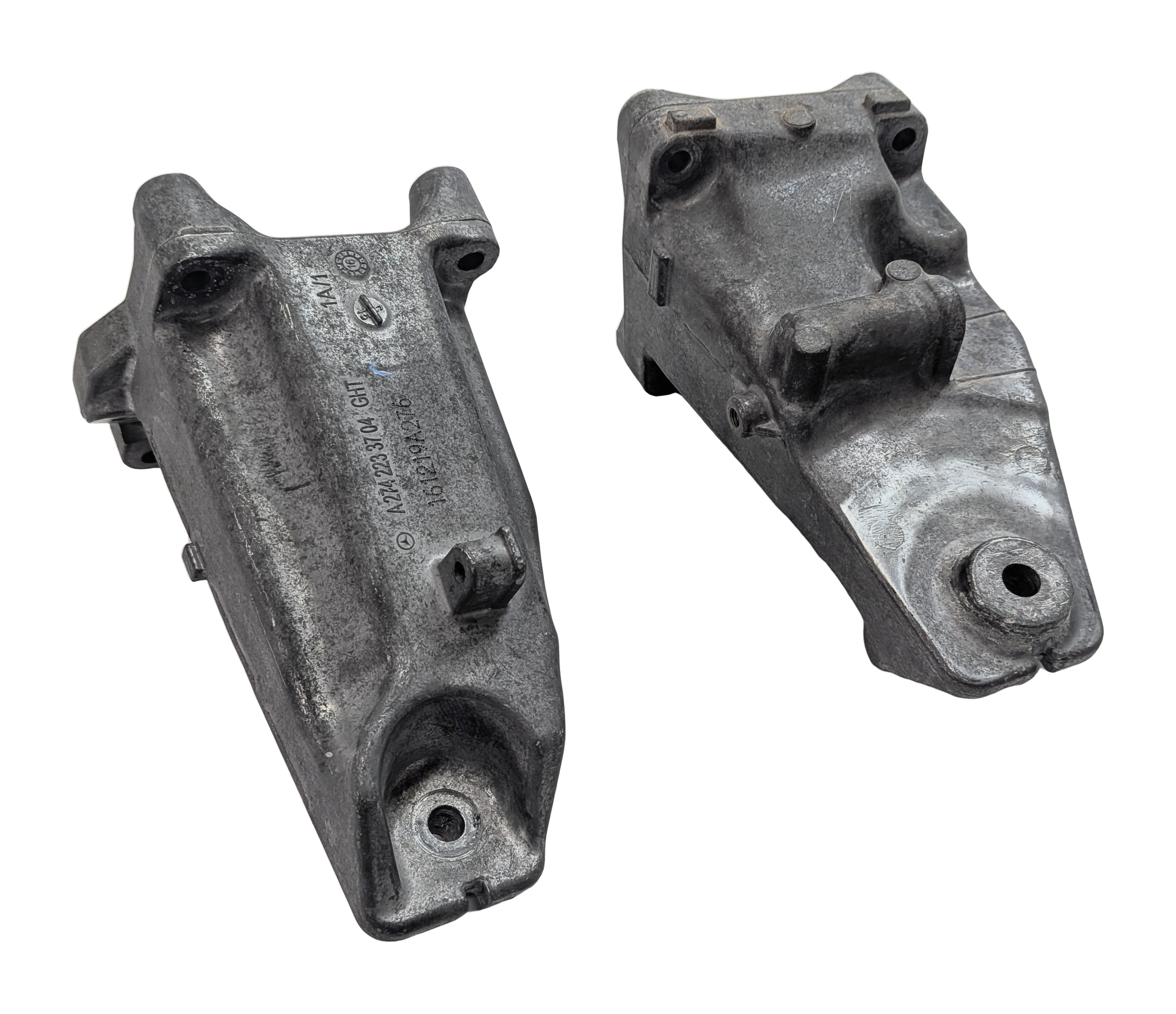 2017 MERCEDES C300 (W205) 2.0L (274.920) ENGINE LEFT & RIGHT MOTOR MOUNT SET/2 — exact item pictured