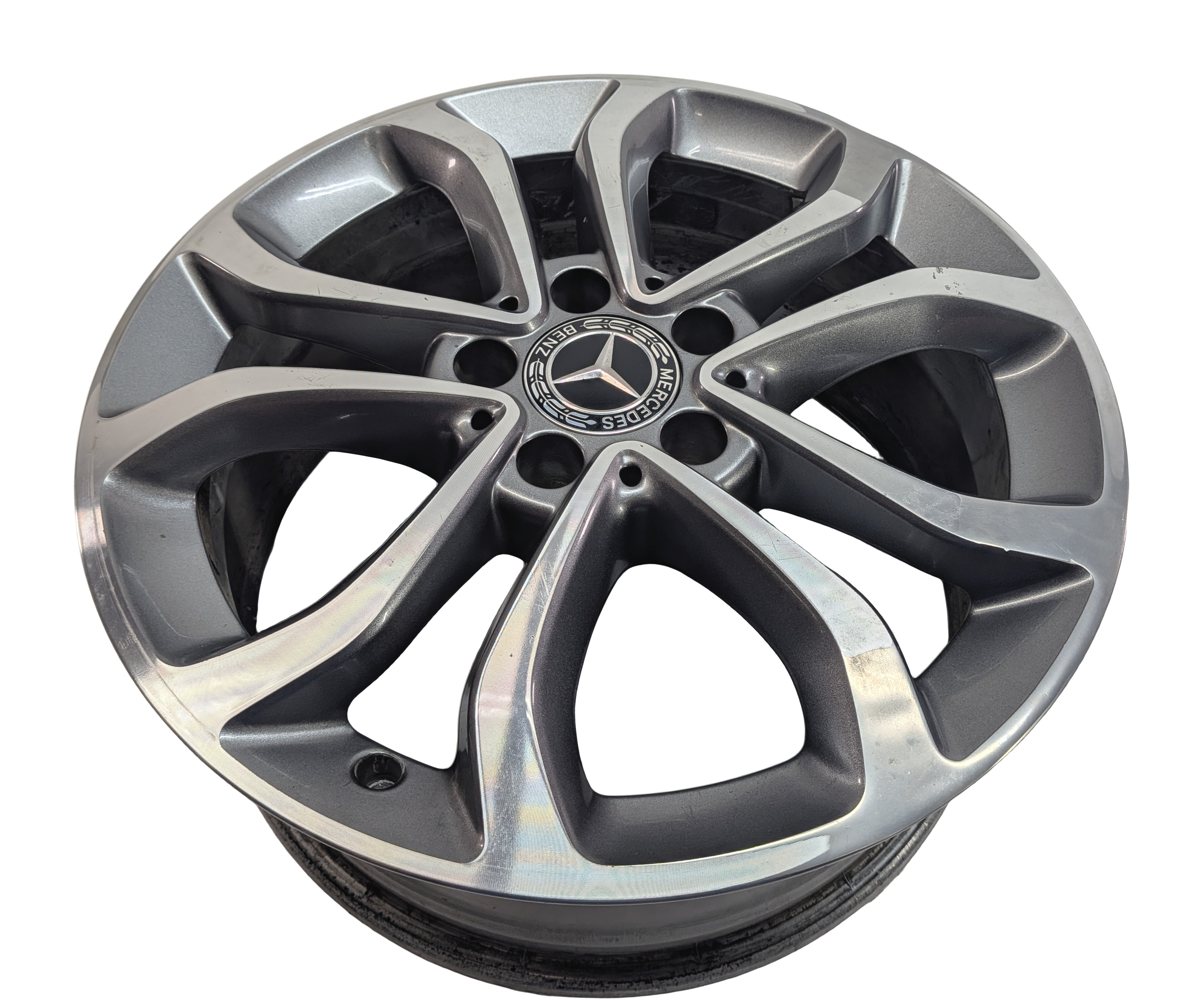 2015-2018 MERCEDES C300 C300d (W205) 17x7 - 10 SPOKE ALUMINUM WHEEL RIM — exact item pictured