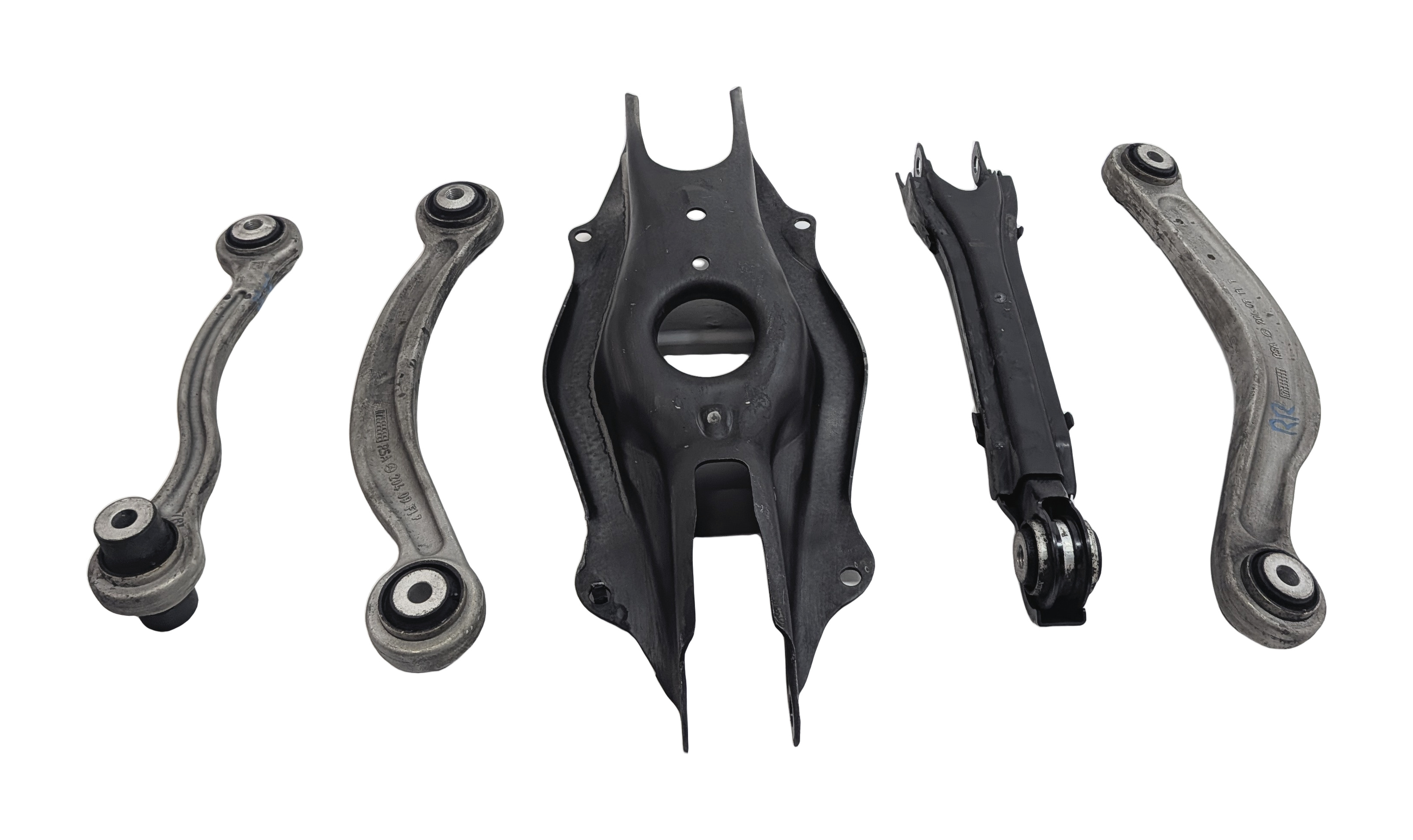 2017 MERCEDES C300 (W205) REAR RIGHT PASSENGER SUSPENSION CONTROL ARM SET/5 — exact item pictured