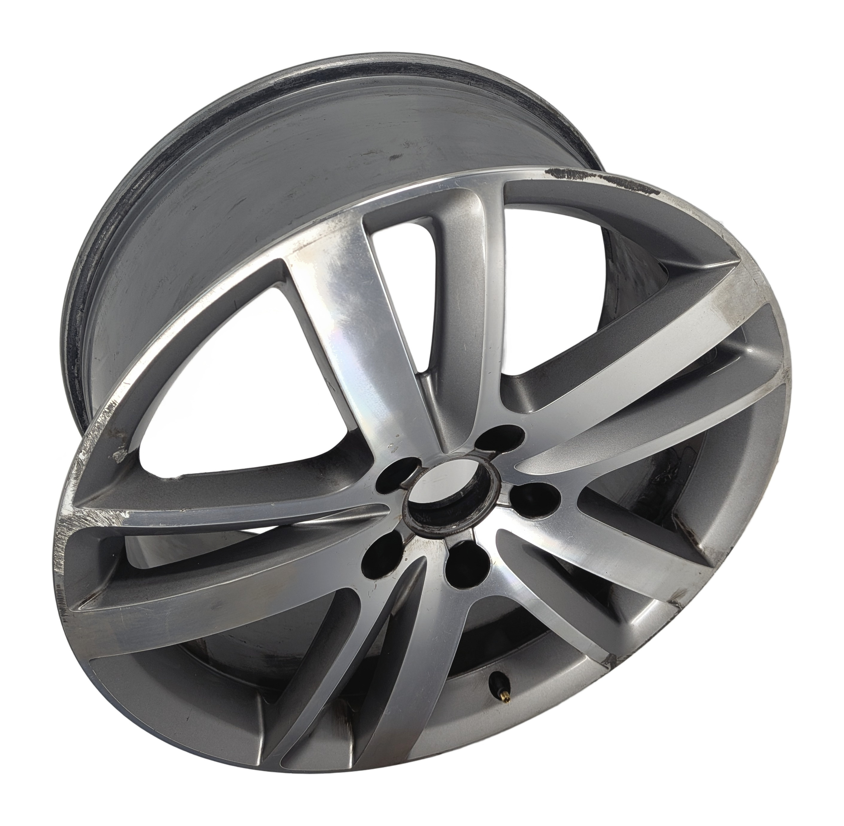 2010-2015 AUDI Q7 (4L) 20x9 10-SPOKE ALUMINUM ALLOY WHEEL RIM — exact item pictured