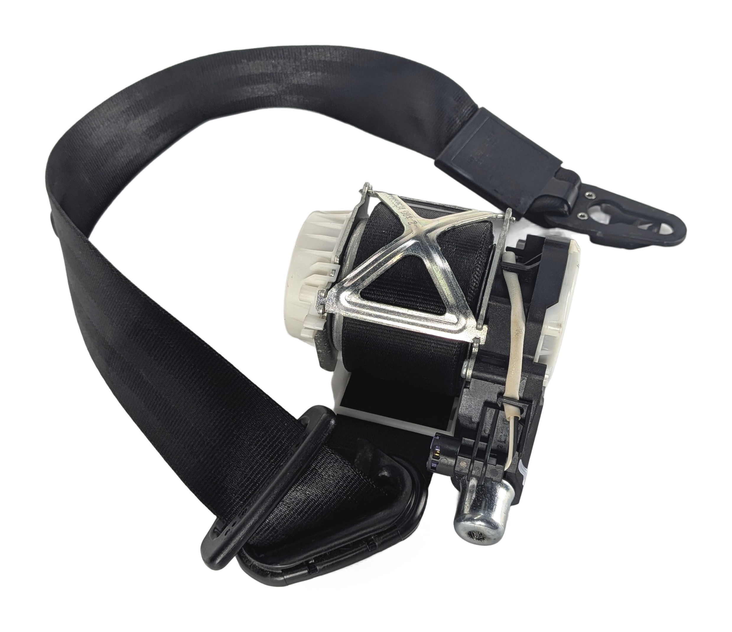 2007-2015 AUDI Q7 (4L) FRONT RIGHT PASSENGER SEAT SEATBELT RETRACTOR (Black) — exact item pictured