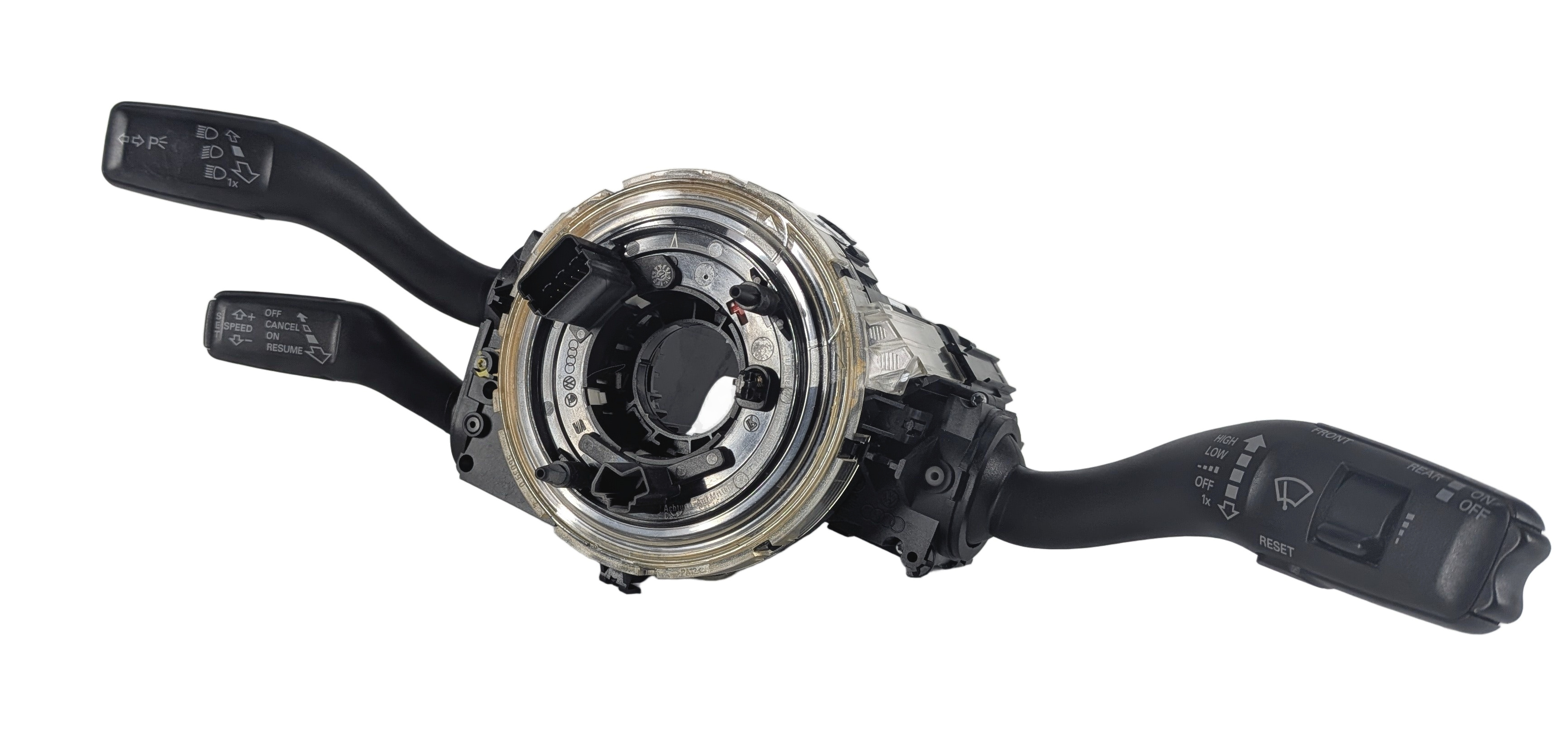 2009-2015 AUDI Q7 (4L) STEERING COLUMN BLINKER WIPER CRUISE COMBINATION SWITCH — exact item pictured