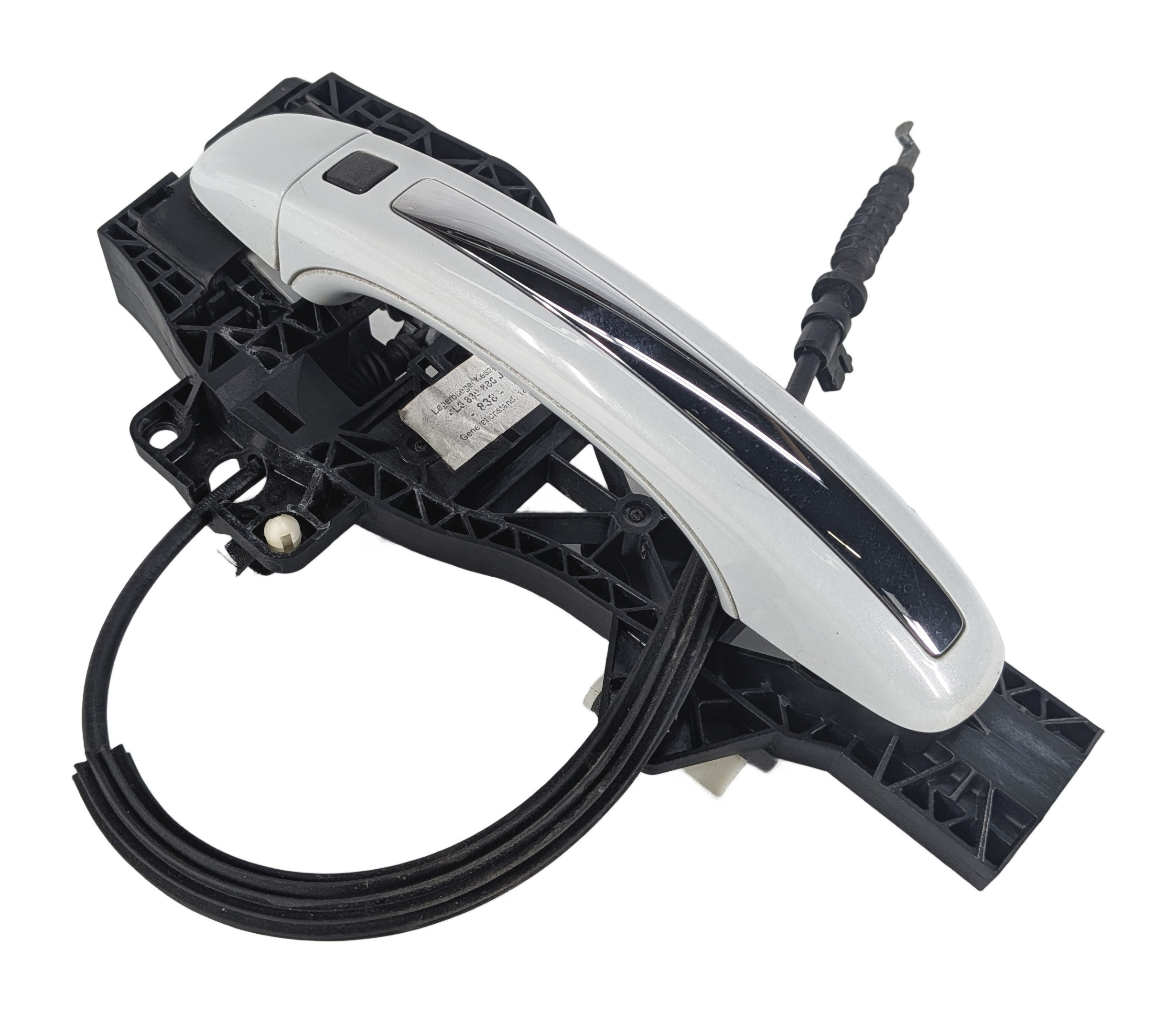 2007-2015 AUDI Q7 (4L) REAR RIGHT KEYLESS ENTRY DOOR HANDLE (White) — exact item pictured