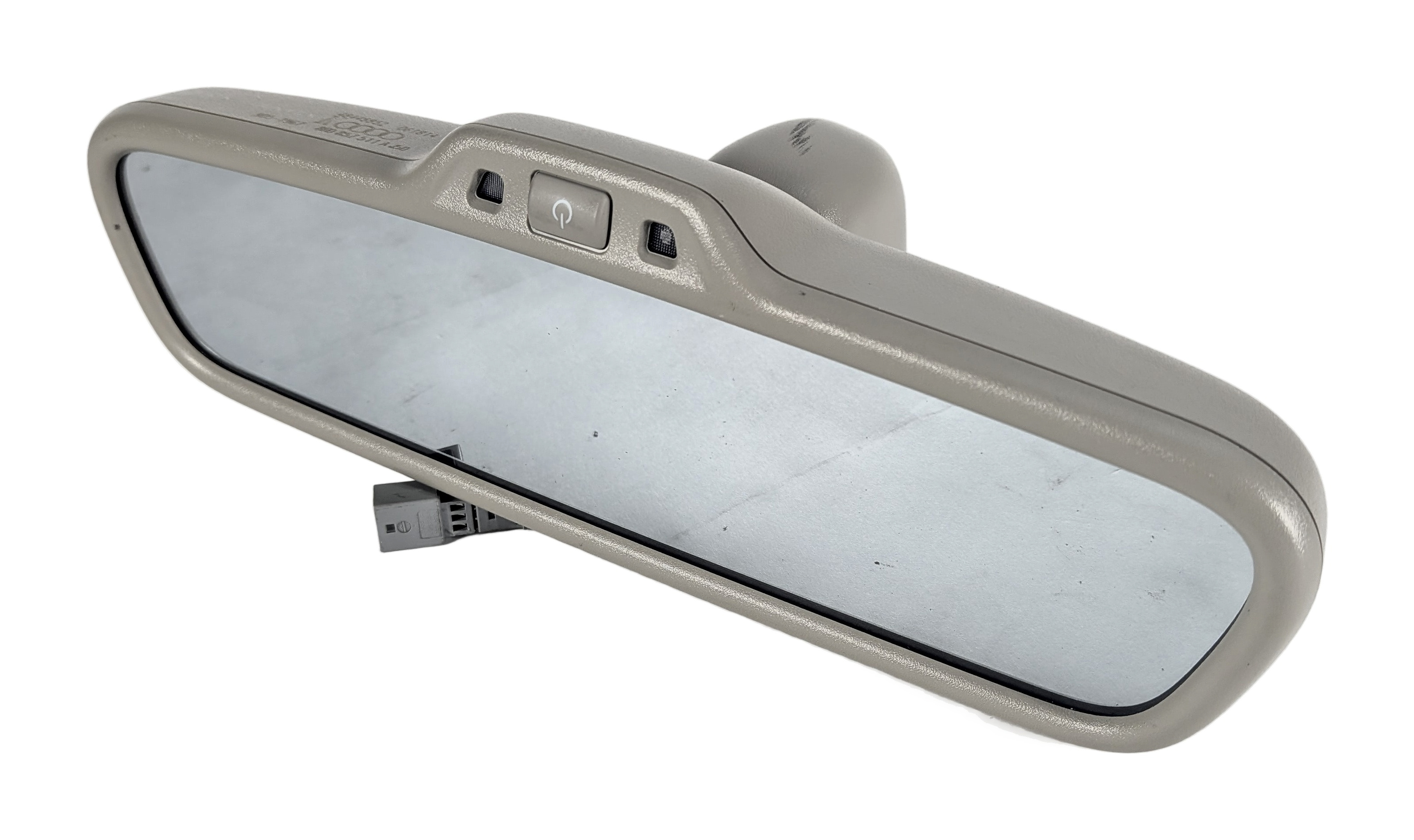 2010-2015 AUDI Q7 (4L) INTERIOR AUTODIM REAR VIEW MIRROR w/ COMPASS (Gray) — exact item pictured